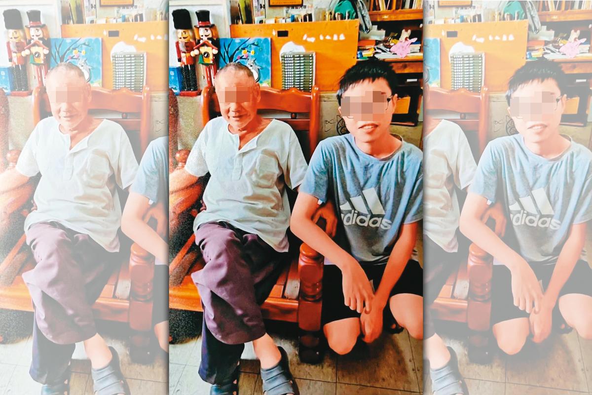 邢泰釗指示台中高分檢重新調查5億賴姓高中生（右）墜樓案，賴母發聲明表達感謝。（家屬提供）