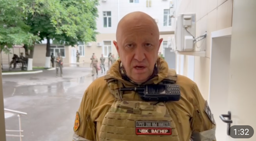 瓦格納首腦普里格津神隱2週，近日傳出他和士兵們將於8月前往白俄羅斯。（翻攝自Пресс-служба Пригожина Telegram）