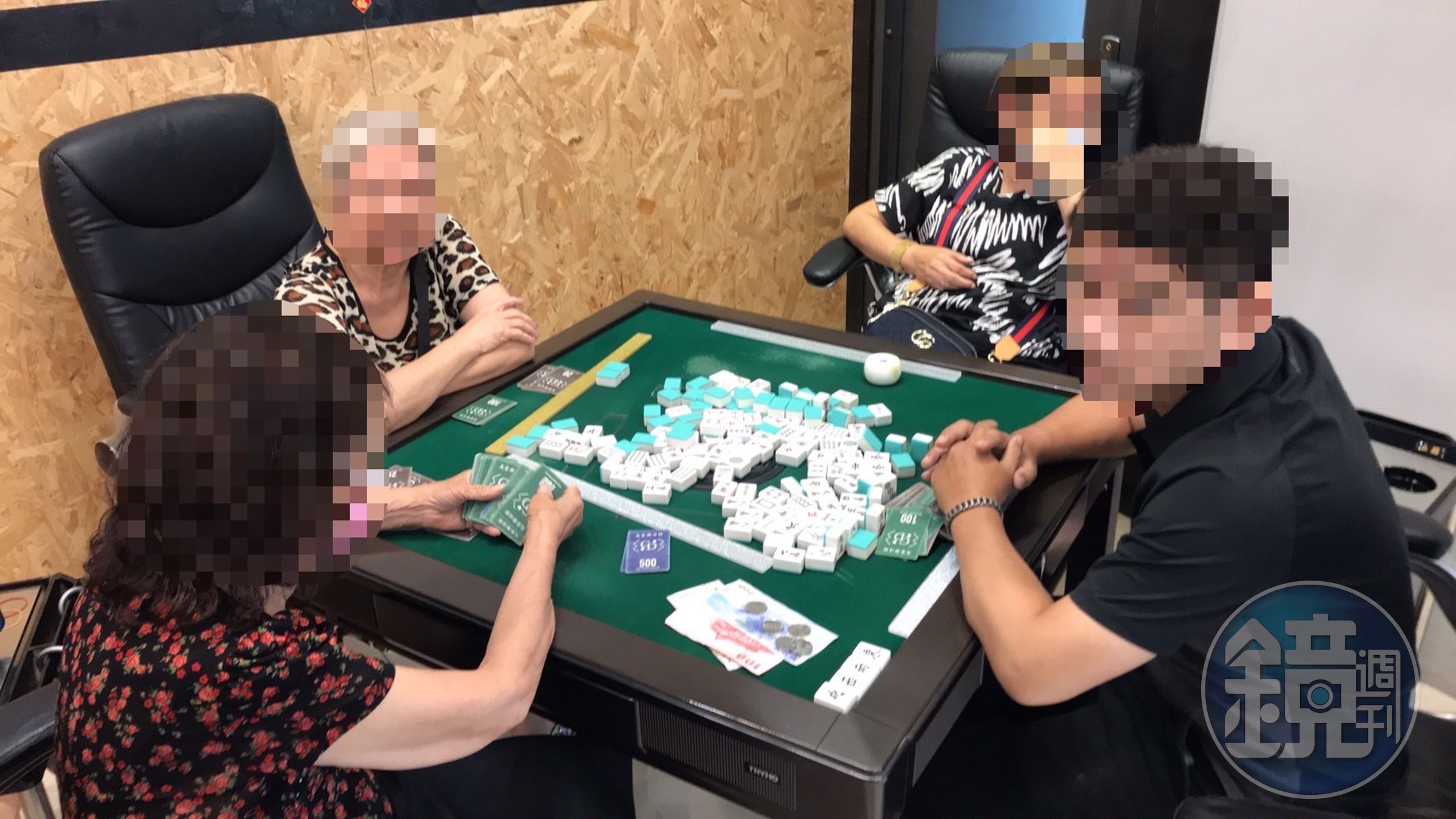棋牌社暗藏賭博值得警方重視。（翻攝畫面）