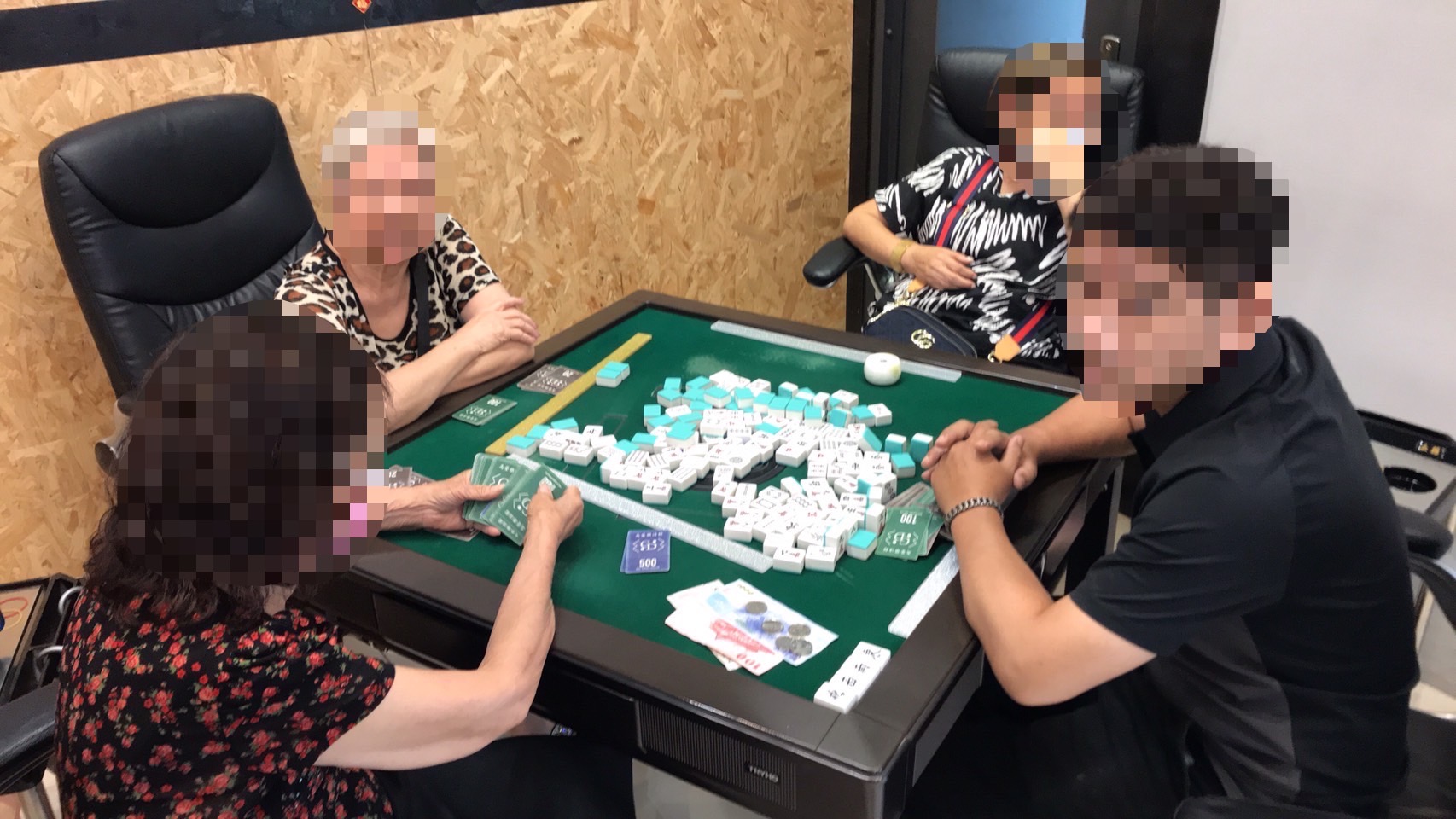 棋牌社暗藏賭博值得警方重視。（翻攝畫面）