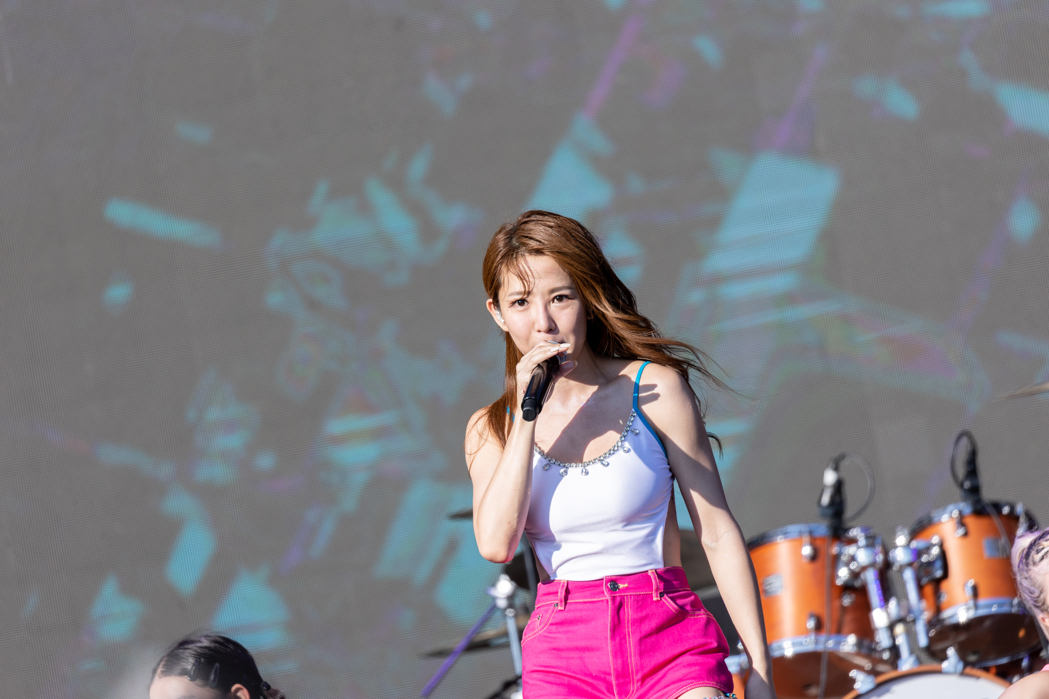 郭書瑤自豪泳裝與破褲的保護措施做得很好。（寬寬整合行銷提供）