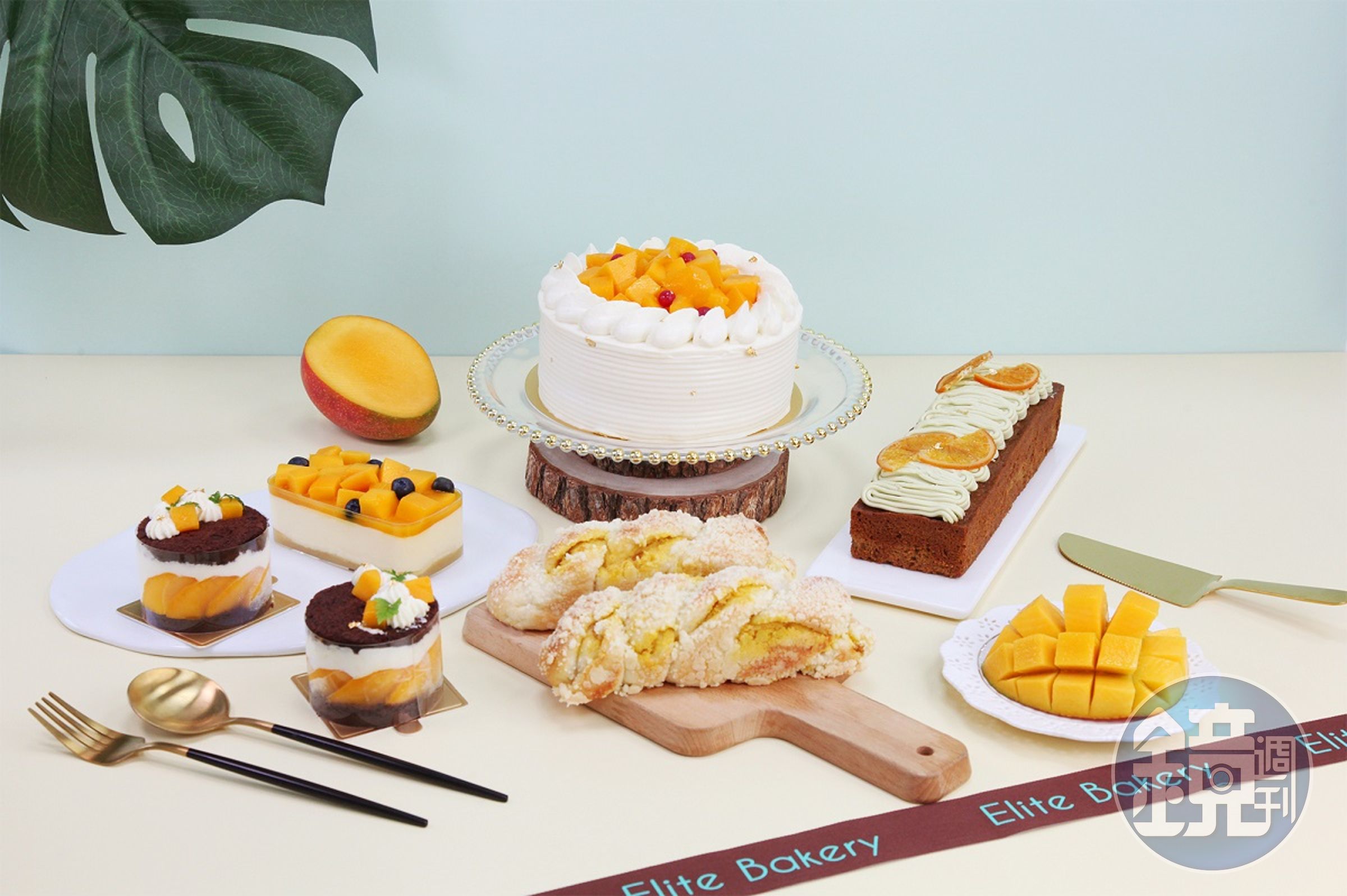 Elite Bakery期間限定「芒果夏日派對」推出5款芒果系甜品。