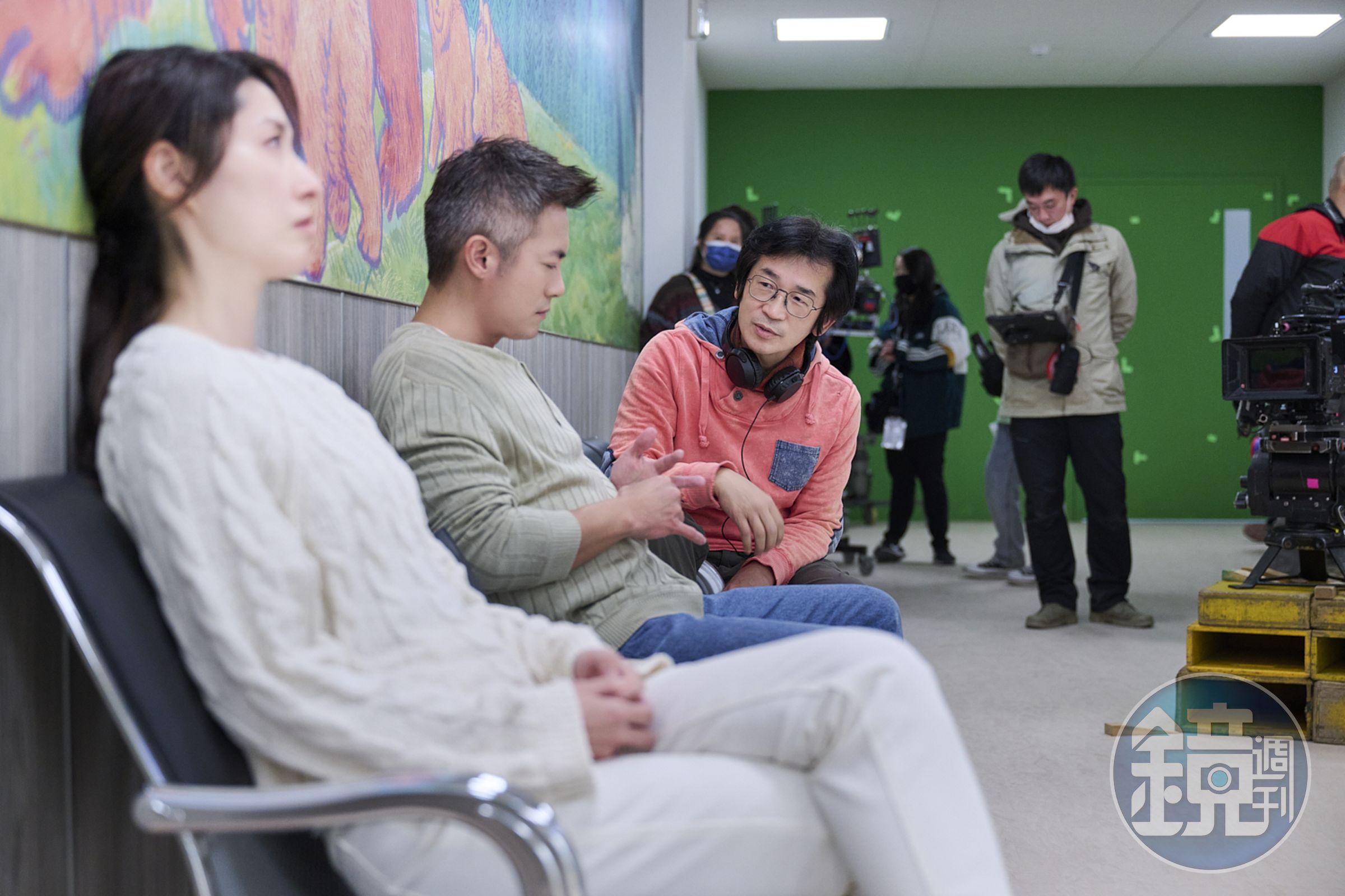 田中千繪(左起)與范逸臣在魏德聖執導新片816《BIG》扮演夫妻,面對兒子罹患癌症的人生考驗。(米倉影業提供)