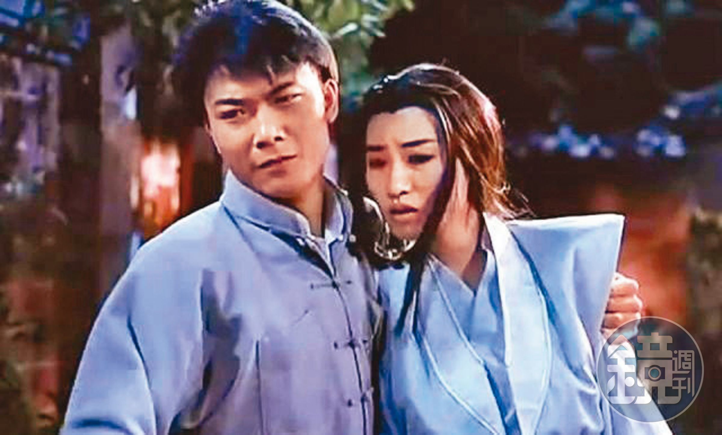 錢小豪(左)與王小鳳(右)曾於80年代參與電影演出。
