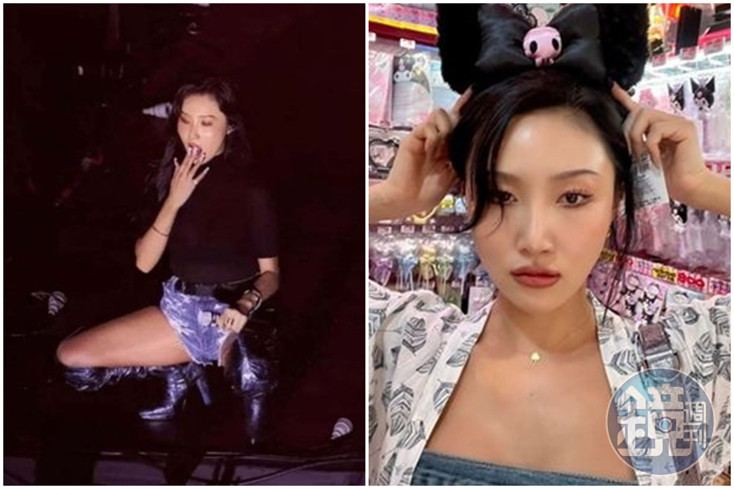 華莎1煽情舉動被告發公然猥褻罪。(翻攝自華莎IG)