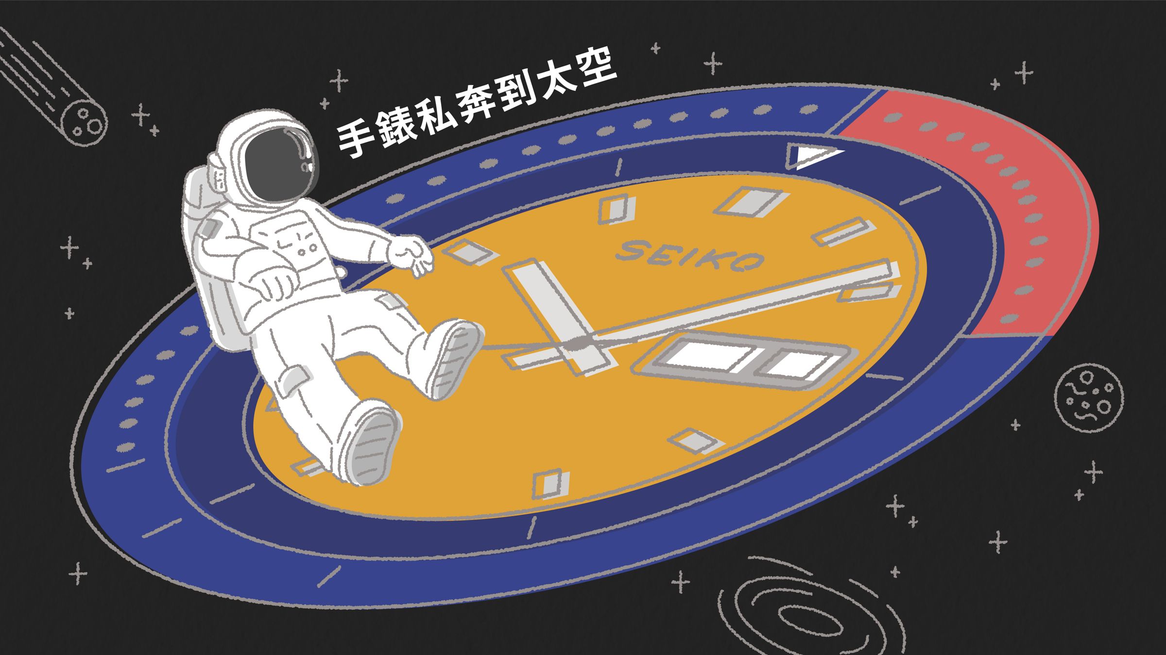 你知道嗎，SEIKO的手錶可是也有登上太空，甚至還陪著太空人William Pogue完成任務呢！