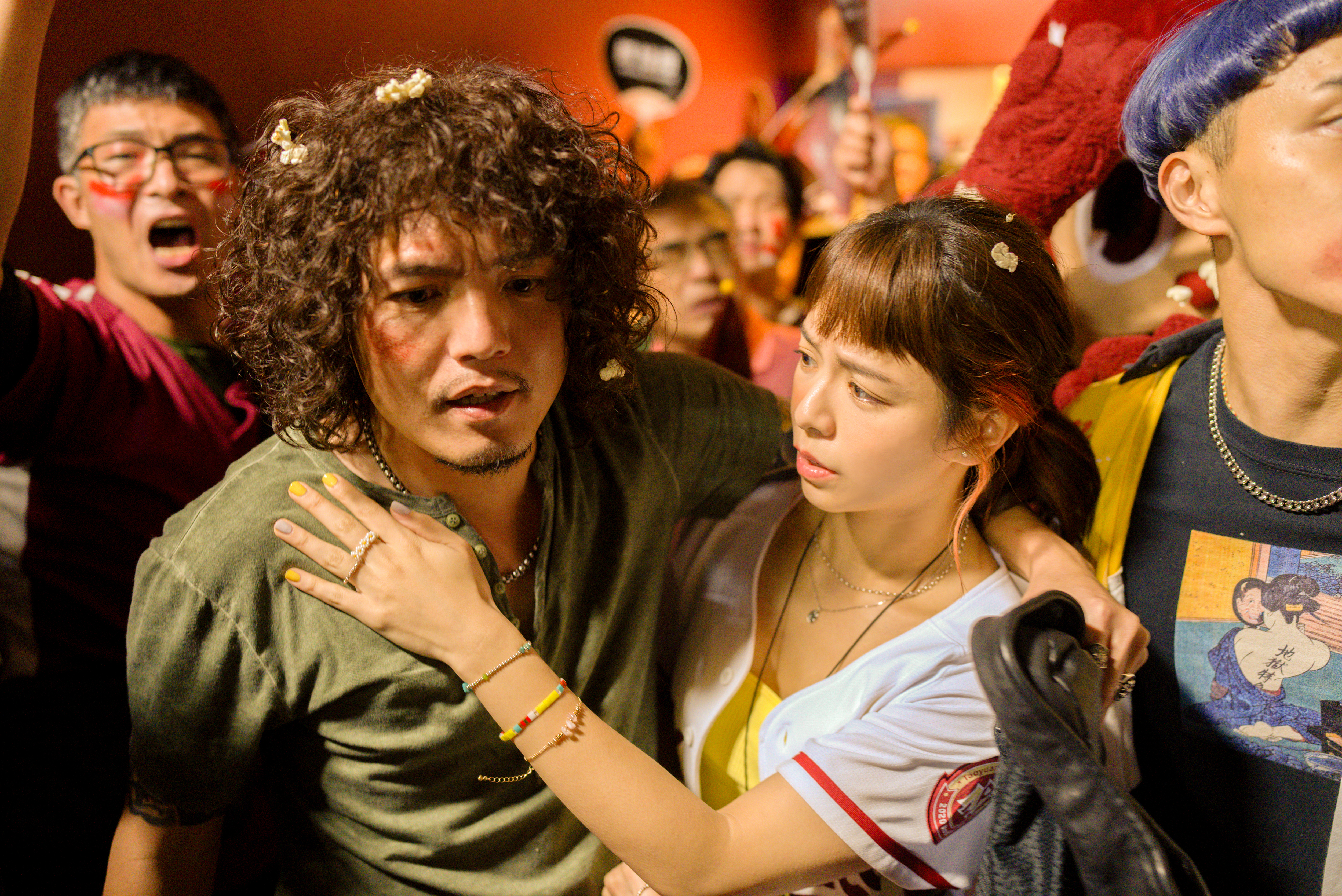 演九把刀形容宋芸樺「猶如聖母的光輝，超渡了春風！」（傳影互動提供）