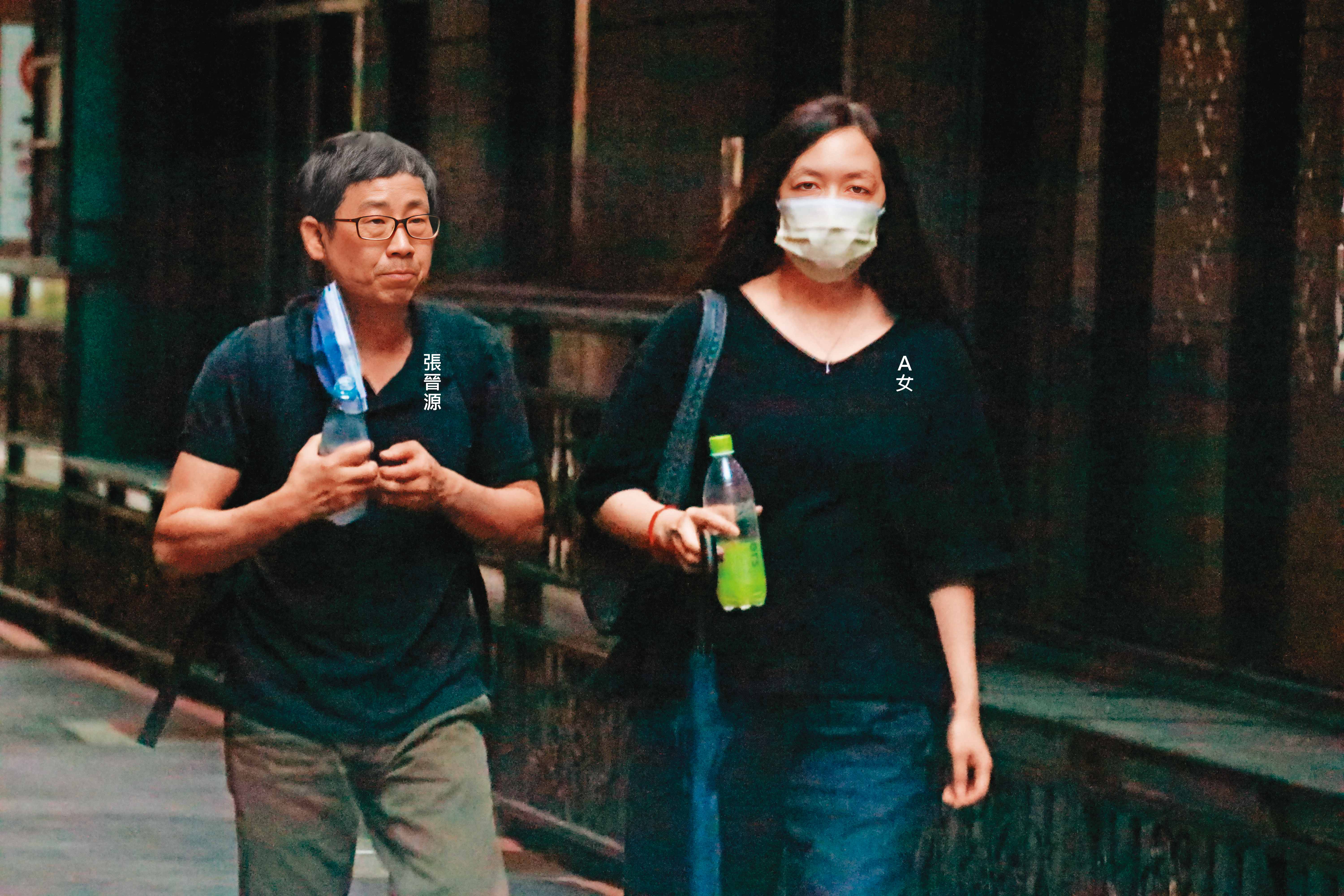 6月28日16：31，張晉源經常到A女處所，常待至深夜才回家，2人還會一起吃美食，可見交情匪淺。