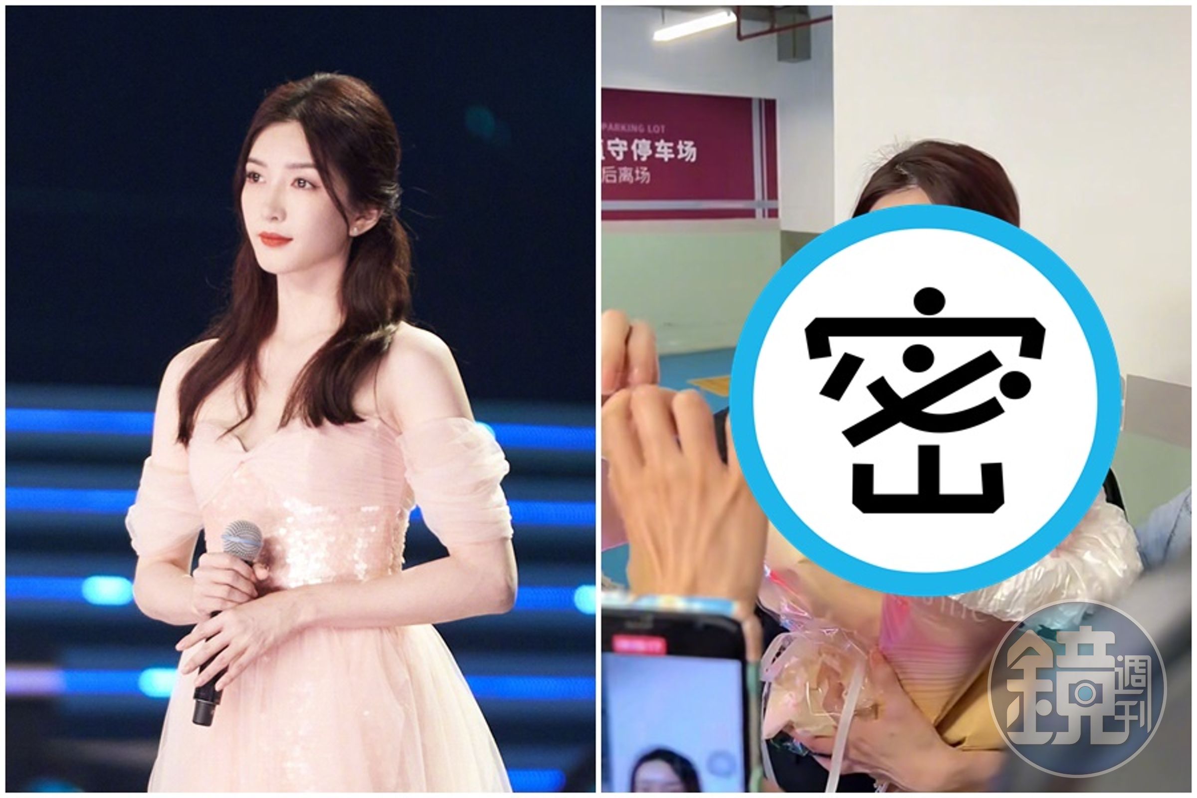 中國女星江疏影近日素顏照引起對岸網友討論。(翻攝自微博)