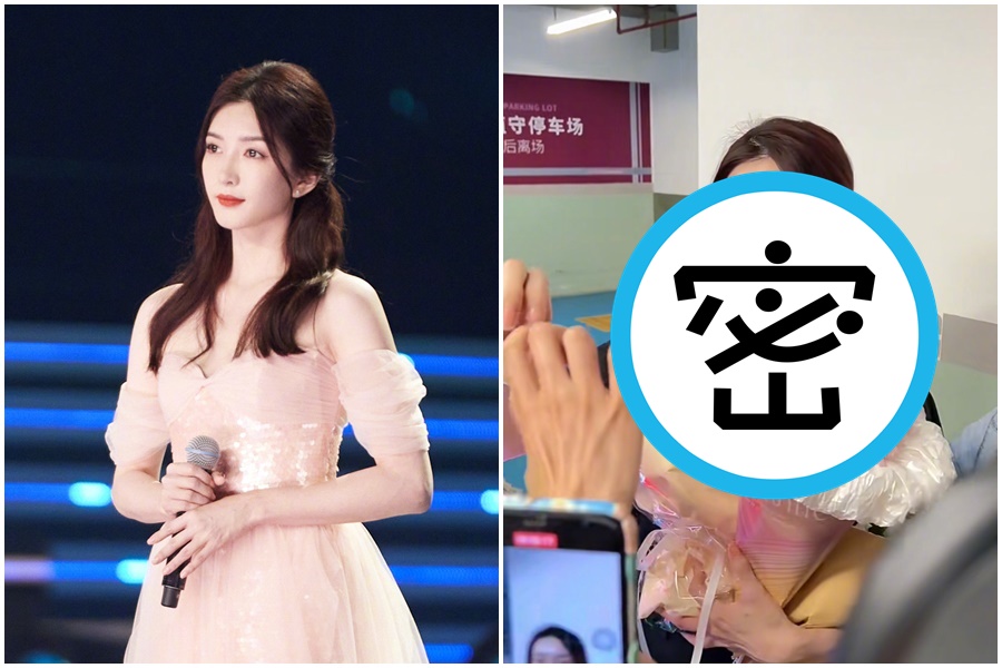 中國女星江疏影近日素顏照引起對岸網友討論。（翻攝自微博）