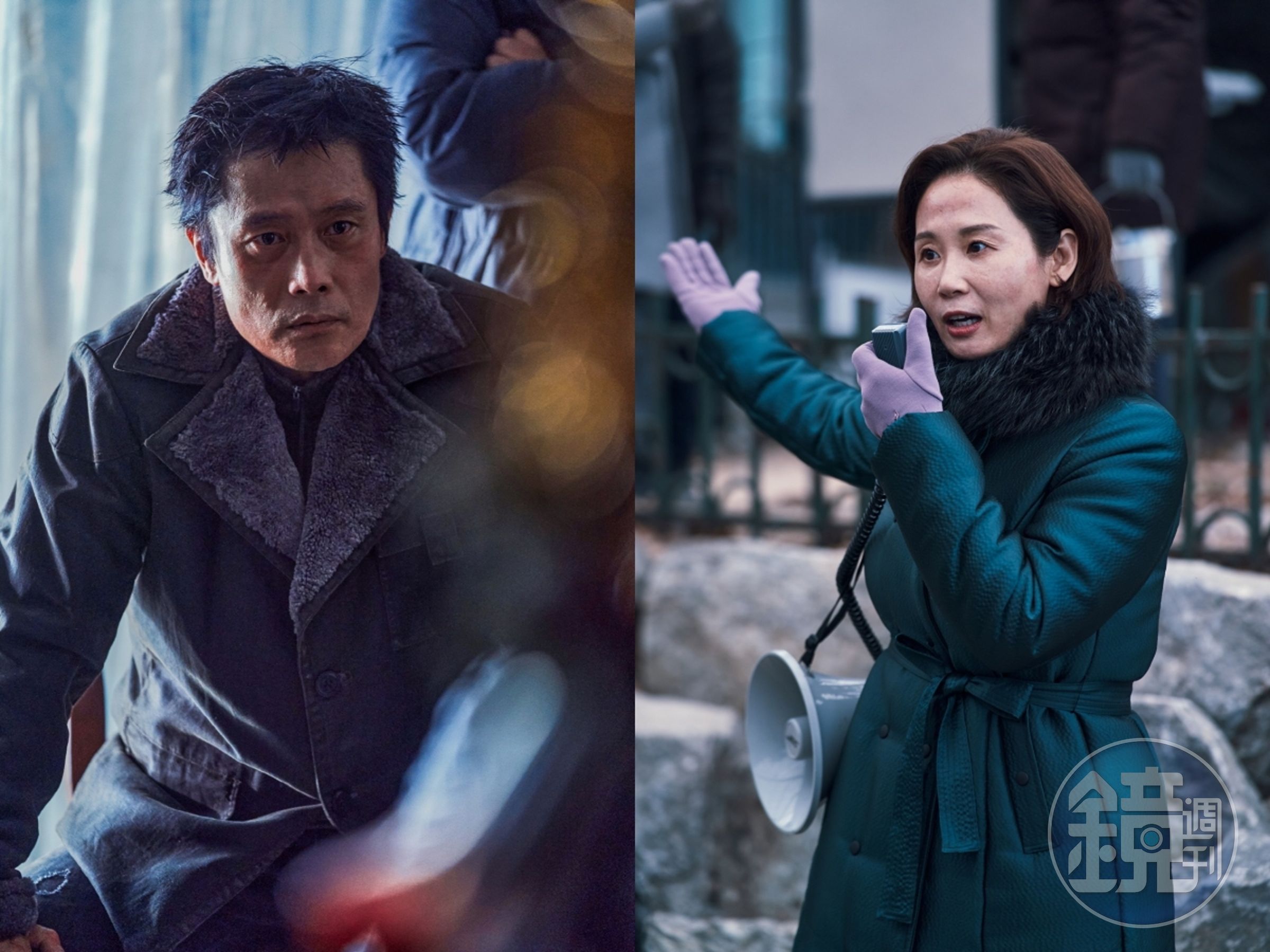 李炳憲在《水泥烏托邦:末日浩劫》被金先英搧巴掌,驚嘆:「被打完有種不知道自己在哪裡的感覺。」(車庫娛樂提供)
