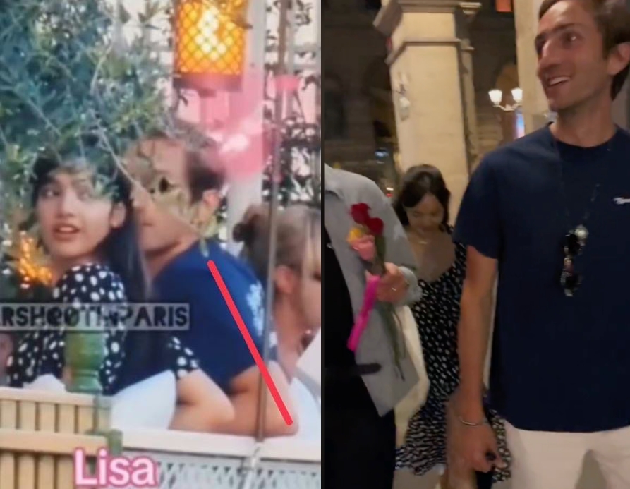 BLACKPINK Lisa與世界首富三兒子弗雷德里克阿爾諾傳巴黎約會。（網路圖片）