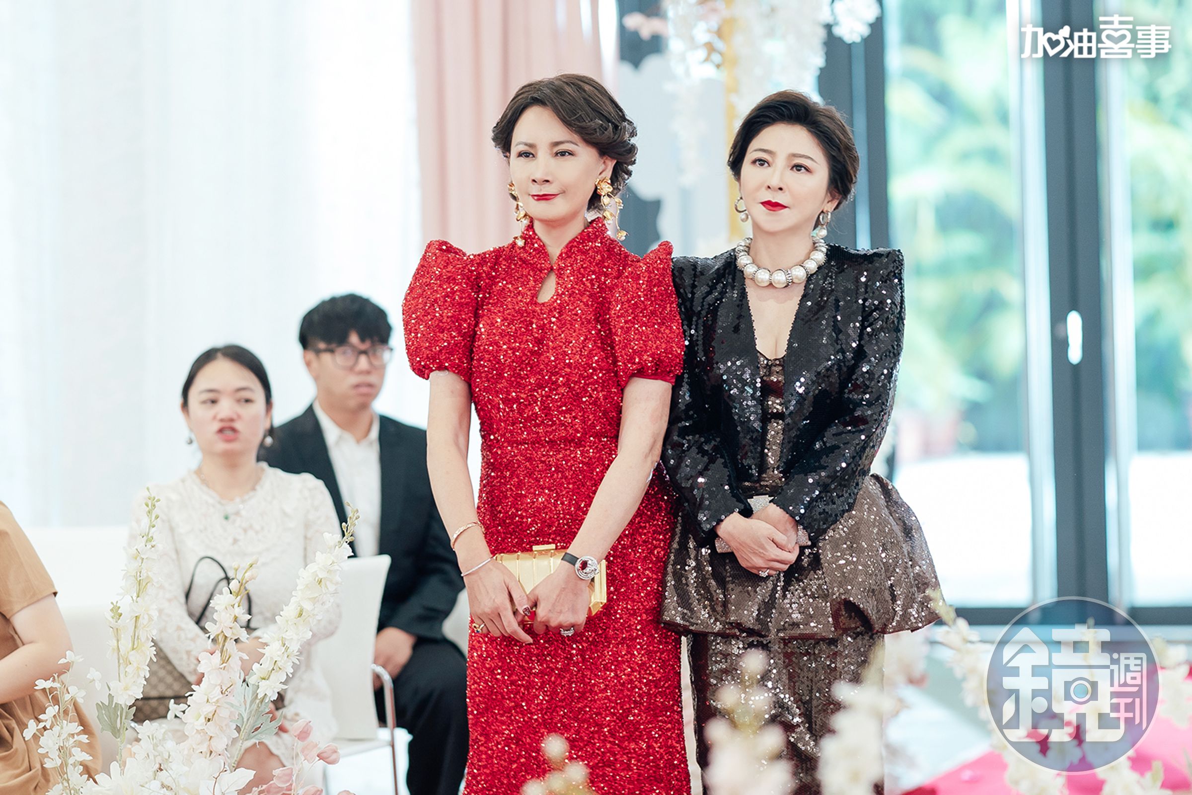武林雙后陳亞蘭（左）和王彩樺（右）從首集鬥嘴到最終回。（TVBS）