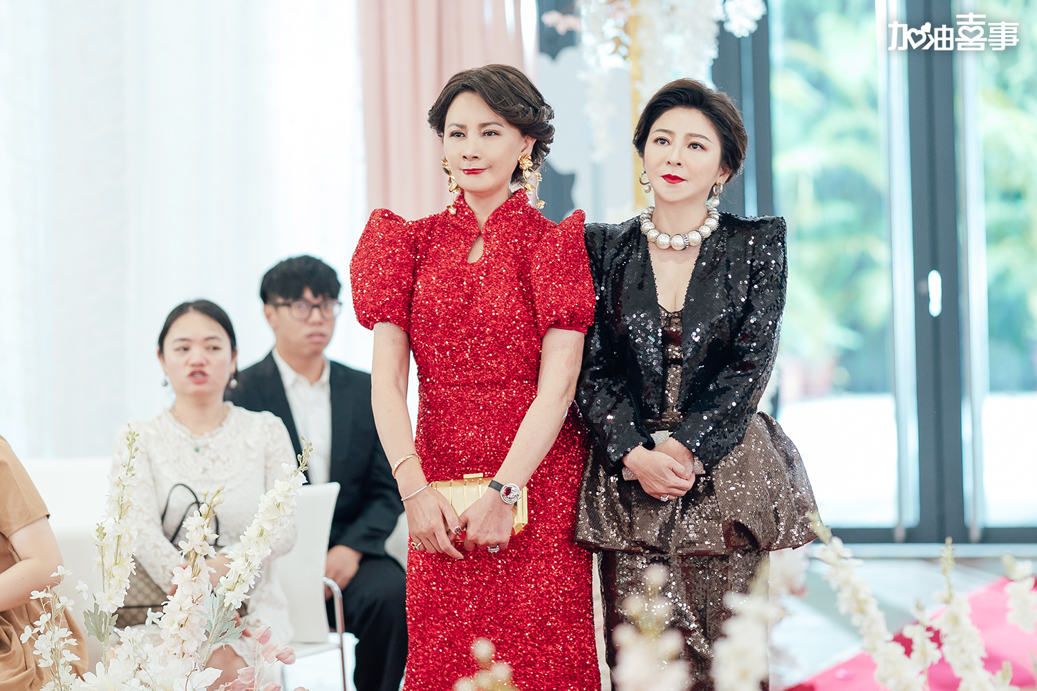 武林雙后陳亞蘭（左）和王彩樺（右）從首集鬥嘴到最終回。（TVBS）