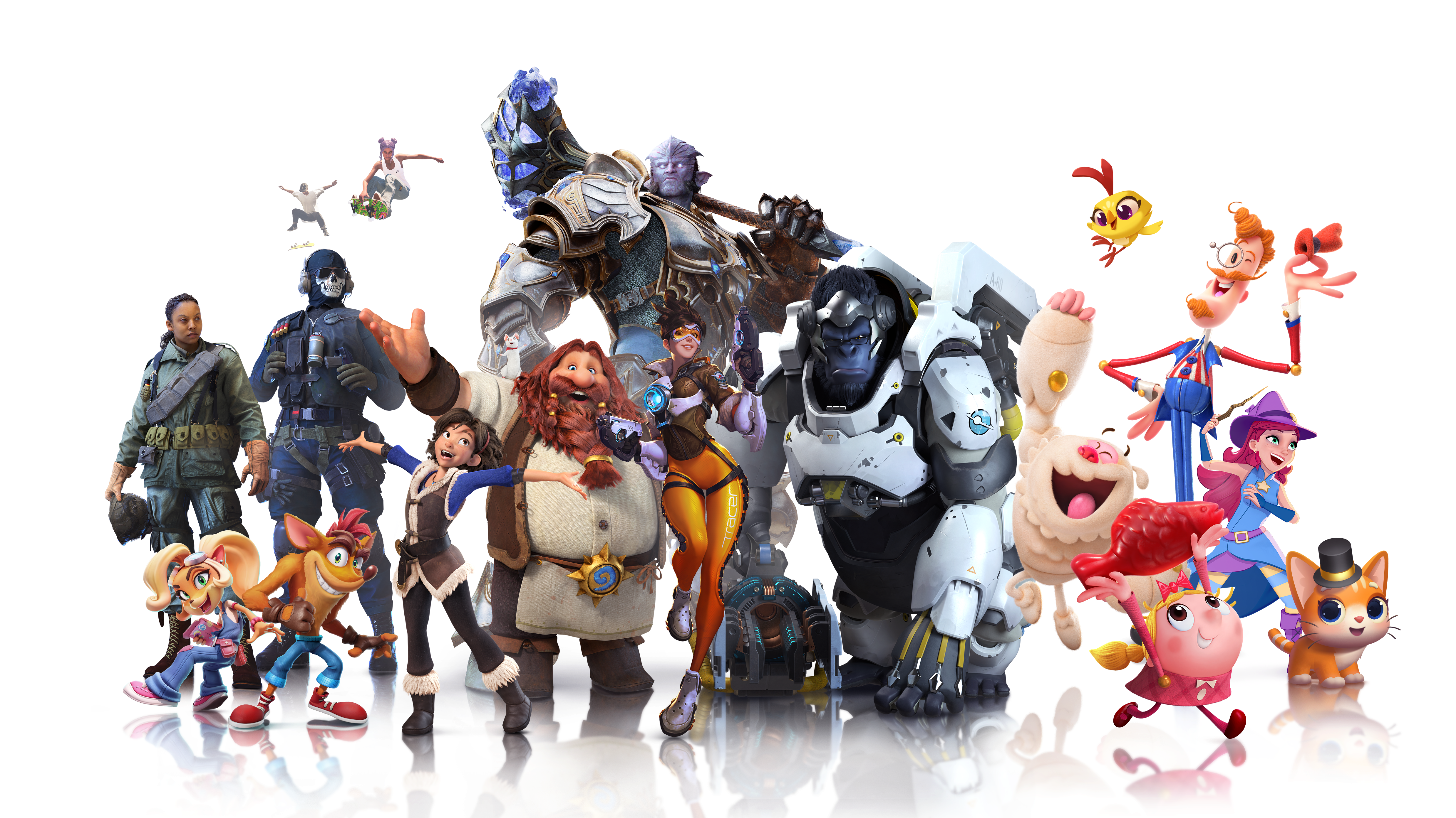 微軟併購動視暴雪的交易期限訂於7月18日，目前在美國、英國遭遇較大阻力。（翻攝自動視暴雪官網）