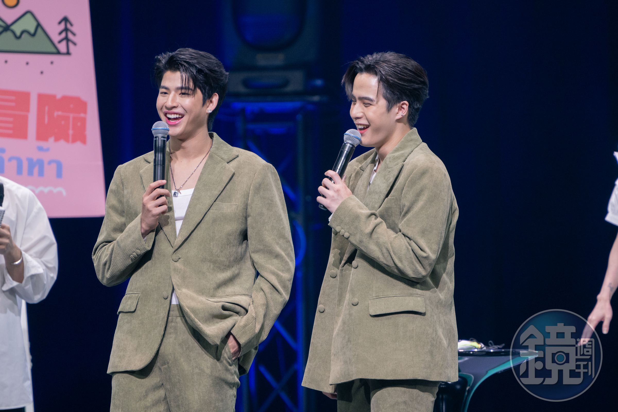 Mark(左)和Ford第一次來台灣非常興奮。(KKLIVE提供)