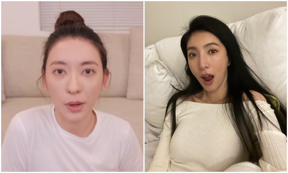 劉芒（左圖）9年前偷臭楊謹華（右圖）的貼文被挖出，再度引發爭議。（翻攝劉芒IG、楊謹華IG）