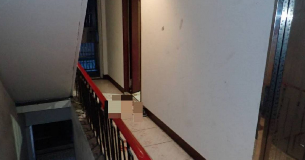 新北市五股13日晚間傳出老父砍兒子案。（翻攝畫面）