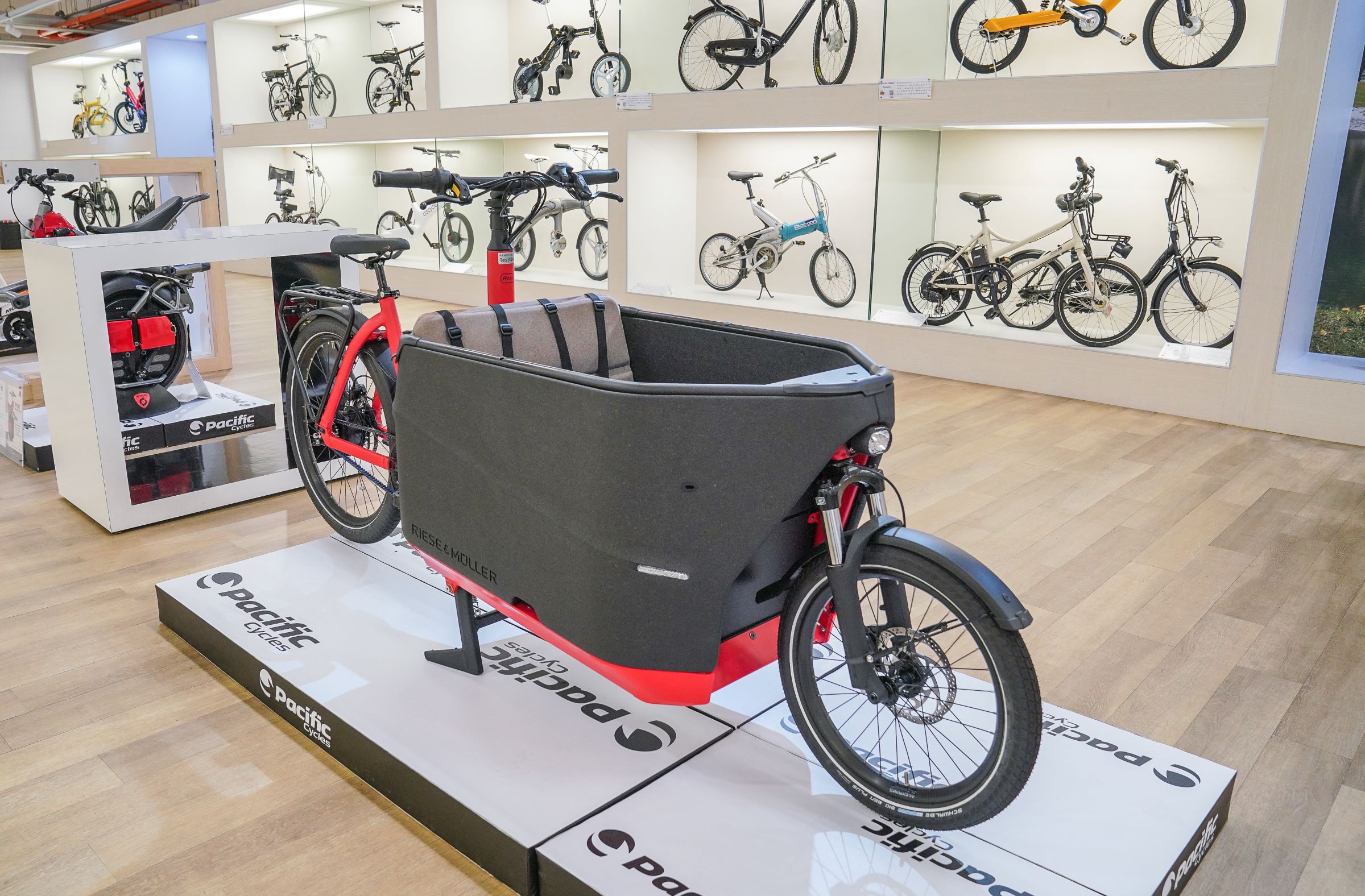 歐洲流行輔力電動自行車，太平洋自行車在Cargobike載貨自行車設計代工上也占有一席之地。