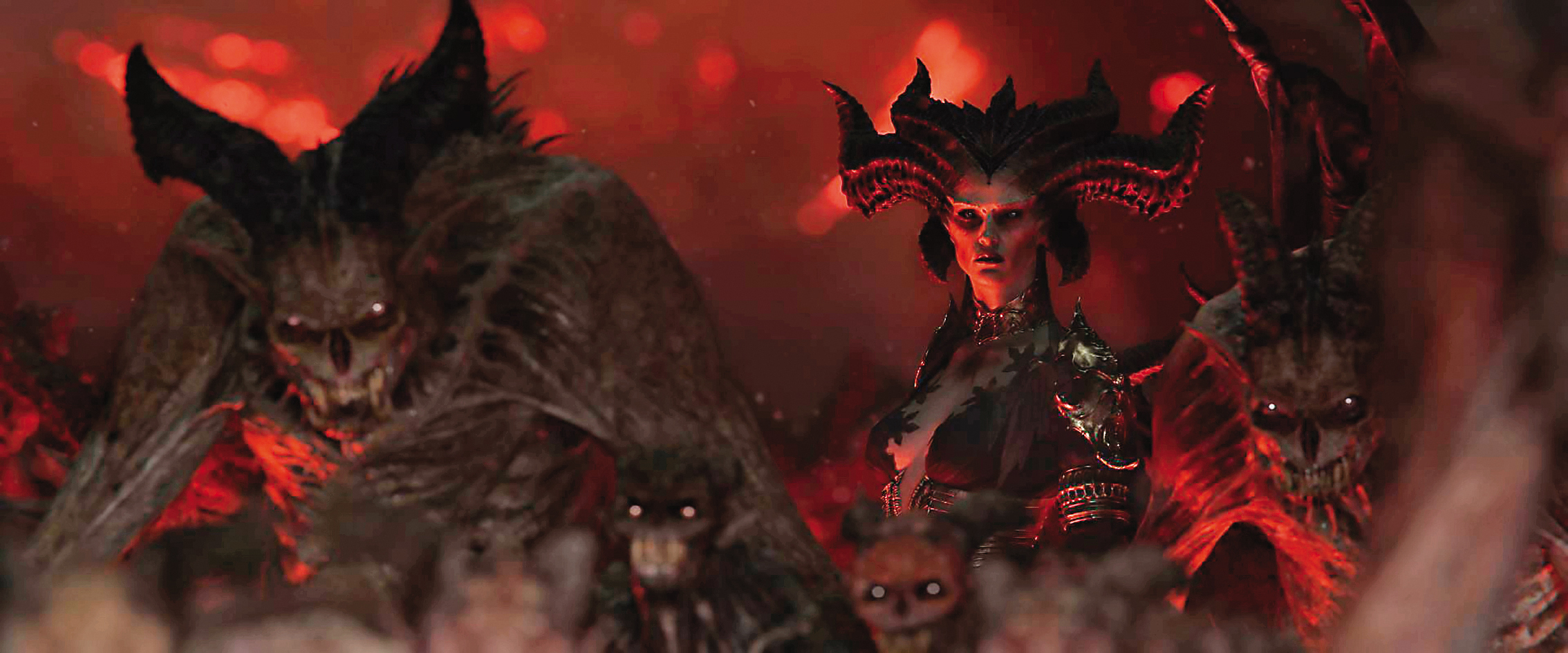 《暗黑破壞神IV》劇情設定在前作30年之後，被放逐的憎恨之女「莉莉絲」重回聖休亞瑞，帶來黑暗與痛苦。（動視暴雪提供）