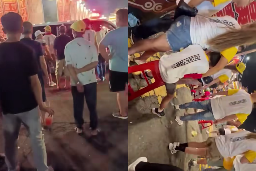 嘉義遶境活動昨日驚傳爆炸意外，今傳傷者增至28人，7人仍在住院中。（翻攝自臉書）