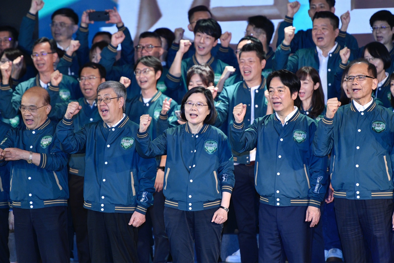 民進黨全代會今在圓山飯店舉行,賴清德首次以黨主席身分主持。