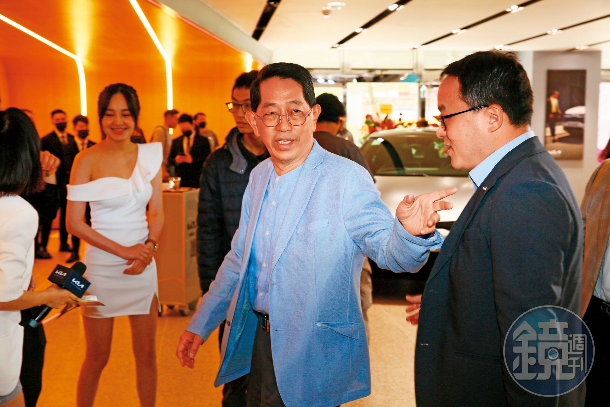 美董事長高志尚相當支持女兒的事業,時常為高易誼站台。