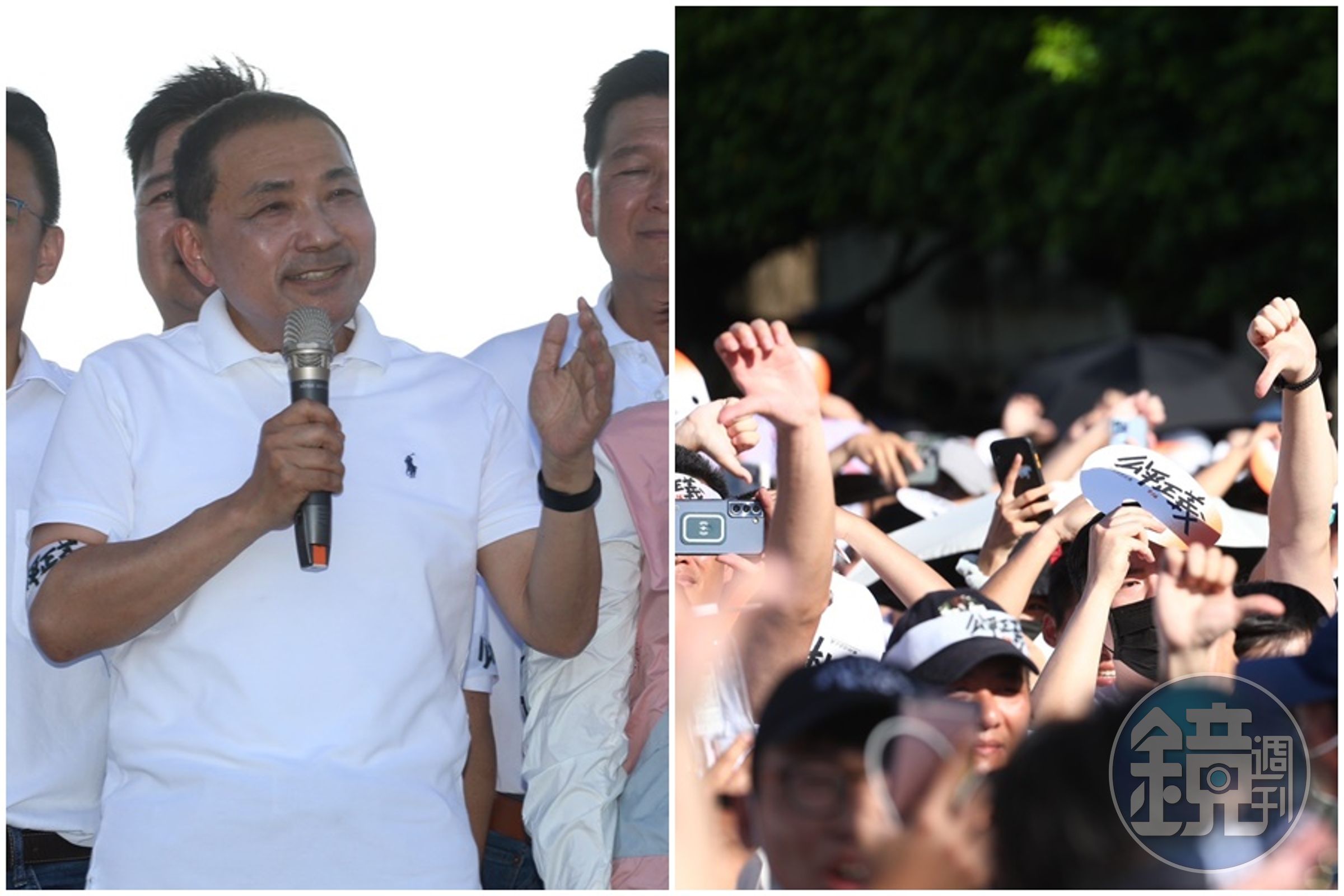 716「公平正義救台灣」大遊行侯友宜致詞被狂噓，藍營議員直指是民眾黨成員帶頭起鬨。