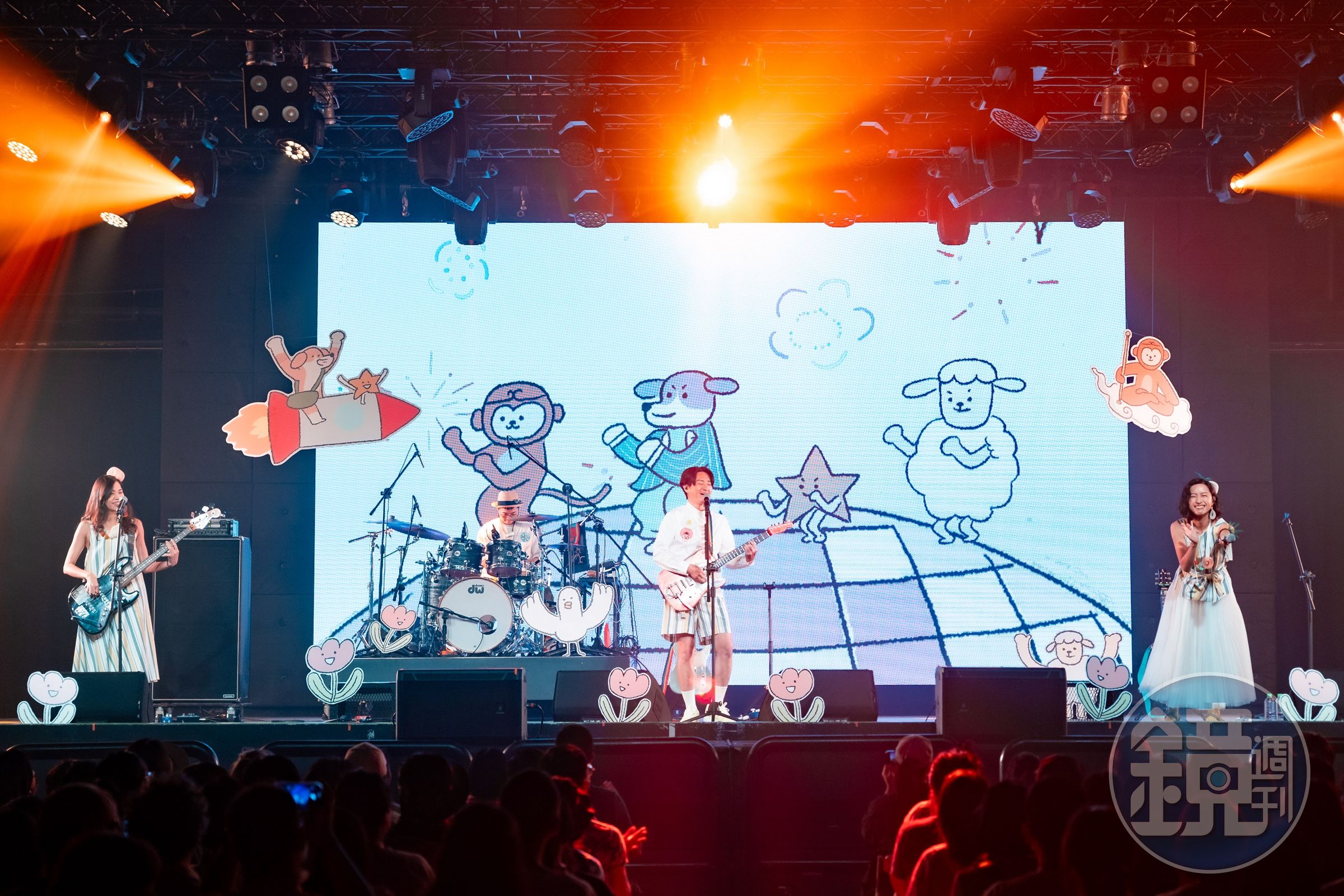 旺福今夏舉辦「福搖直上」巡迴演唱會在北中南與粉絲同樂。（「旺福愛你」提供）