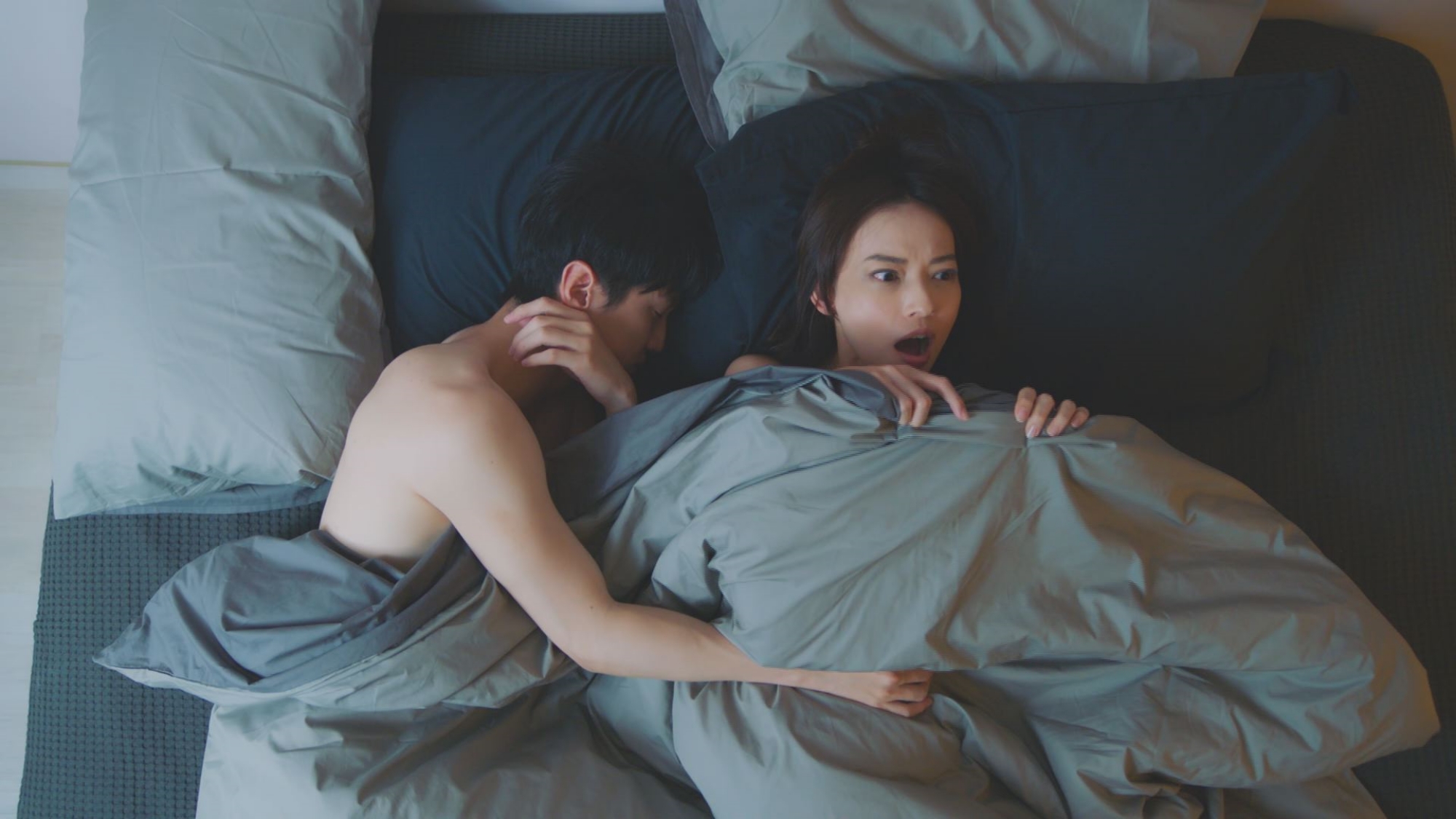 孫沁岳在《鬼之執行長》挑起裸露重任。（三立提供）