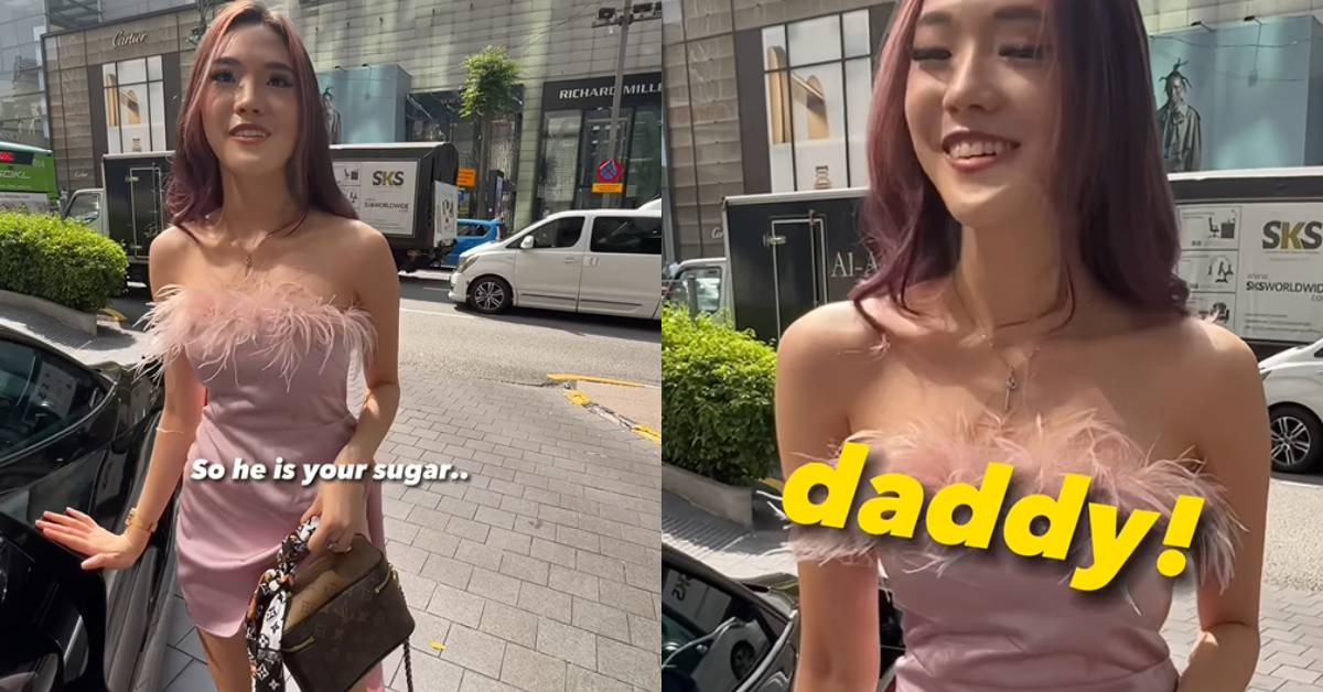 妹子愛乾爹不苦幹，全身名牌開超跑、住豪宅「愛情可以用錢買到」。（翻自mopress.io）