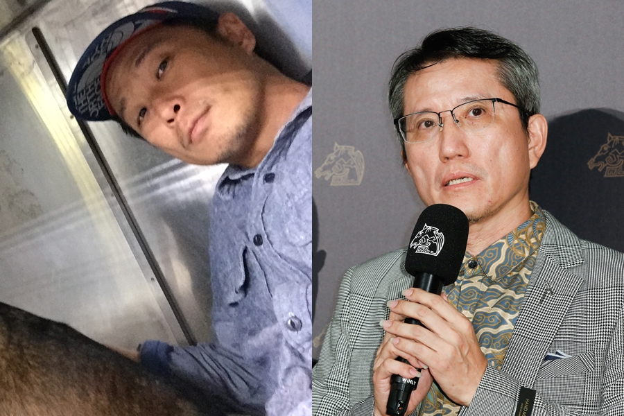 《九槍》導演蔡崇隆（右）替學生發聲Me Too經歷，被指控的周宜賢（左）則於臉書發文否認。（翻攝自周宜賢臉書、本刊資料照）