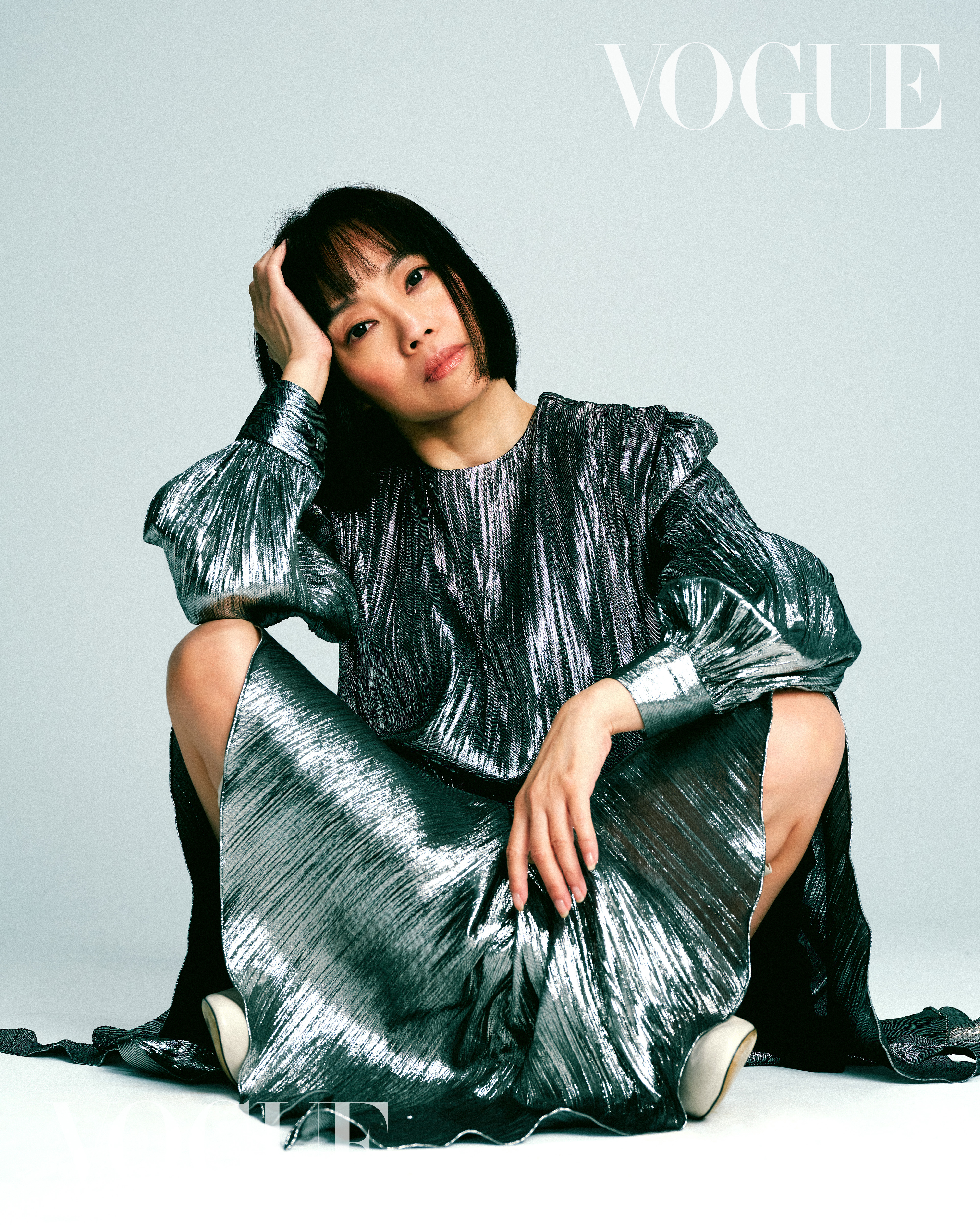 范瑞君難得在時尚雜誌以不同面向展演。（Vogue提供）