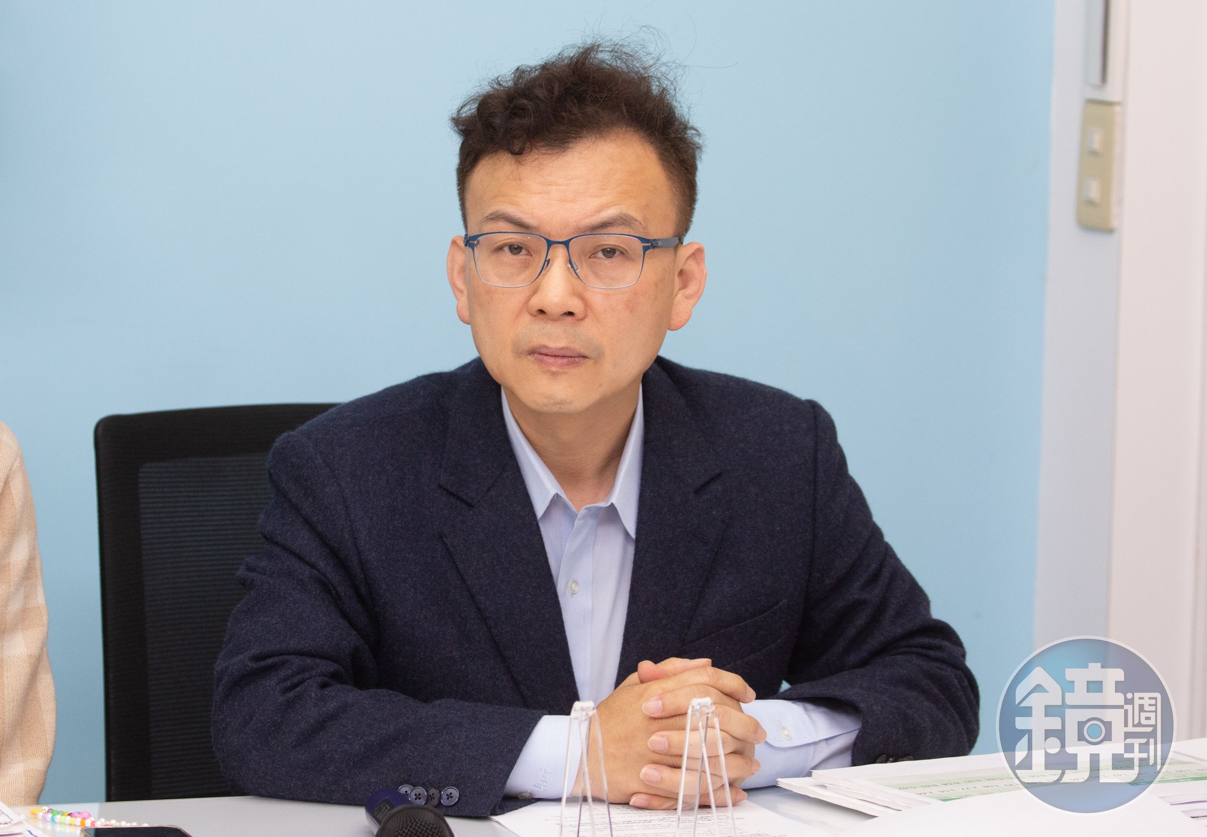 國民黨立委鄭正鈐被控性騷記者，但由於鄭並非其雇主，北市勞動局無法處置。（本刊資料照）