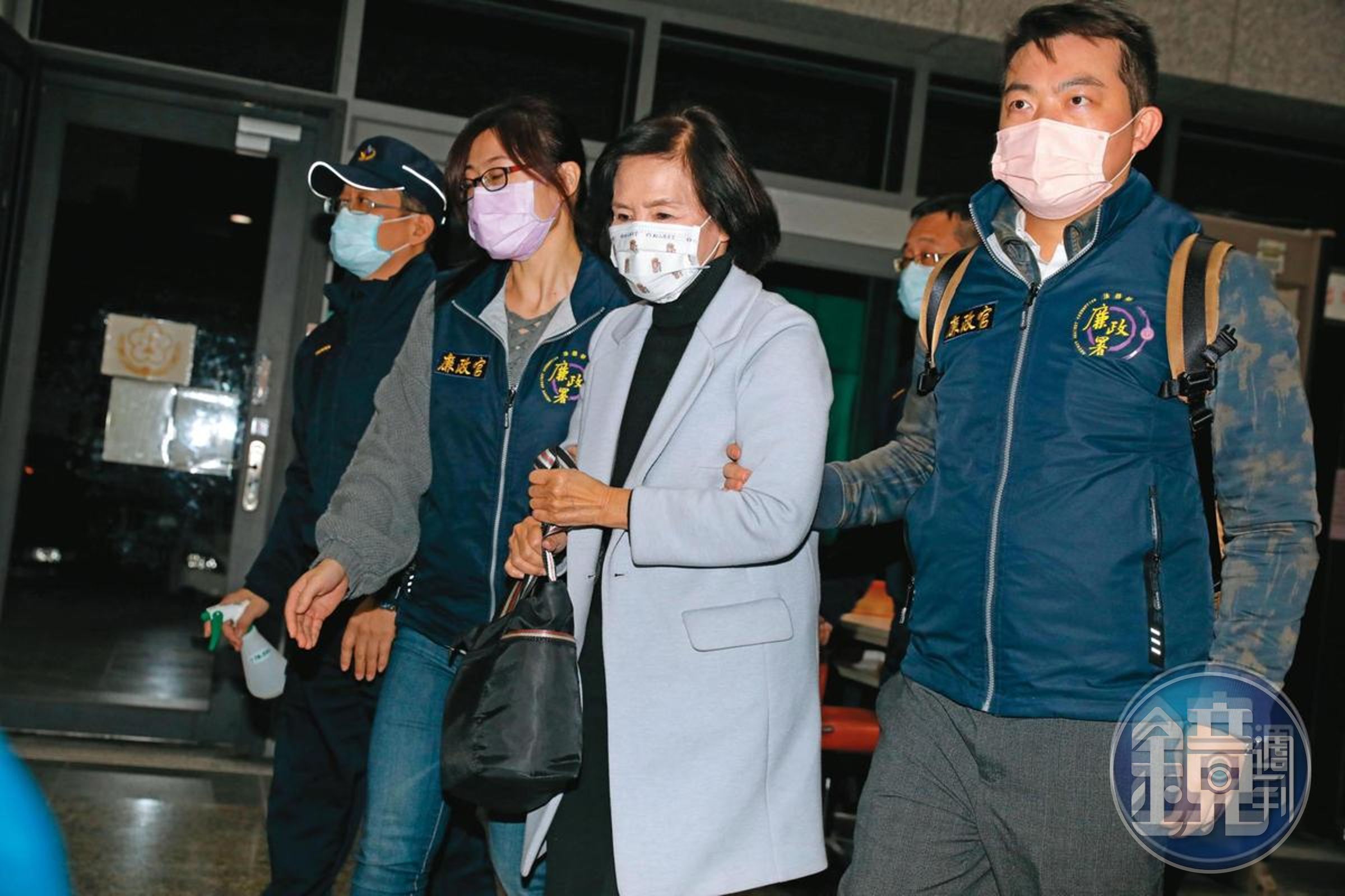 林姿妙（中）去年才被宜蘭地檢署起訴，違反《貪污治罪條例》等罪，今宜蘭縣政府又爆出貪汙案。（本刊資料照）