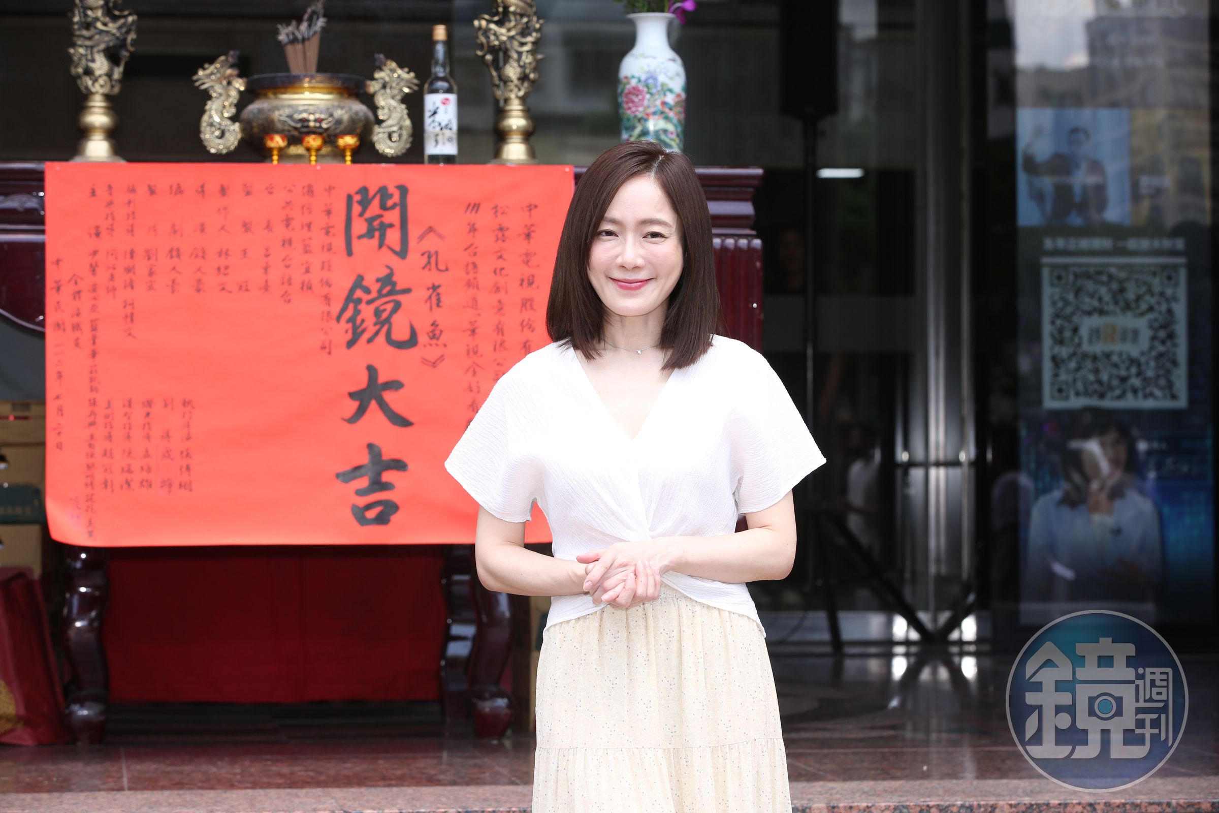 尹馨完全不會講台語,接下此劇壓力超大,還為此失眠。