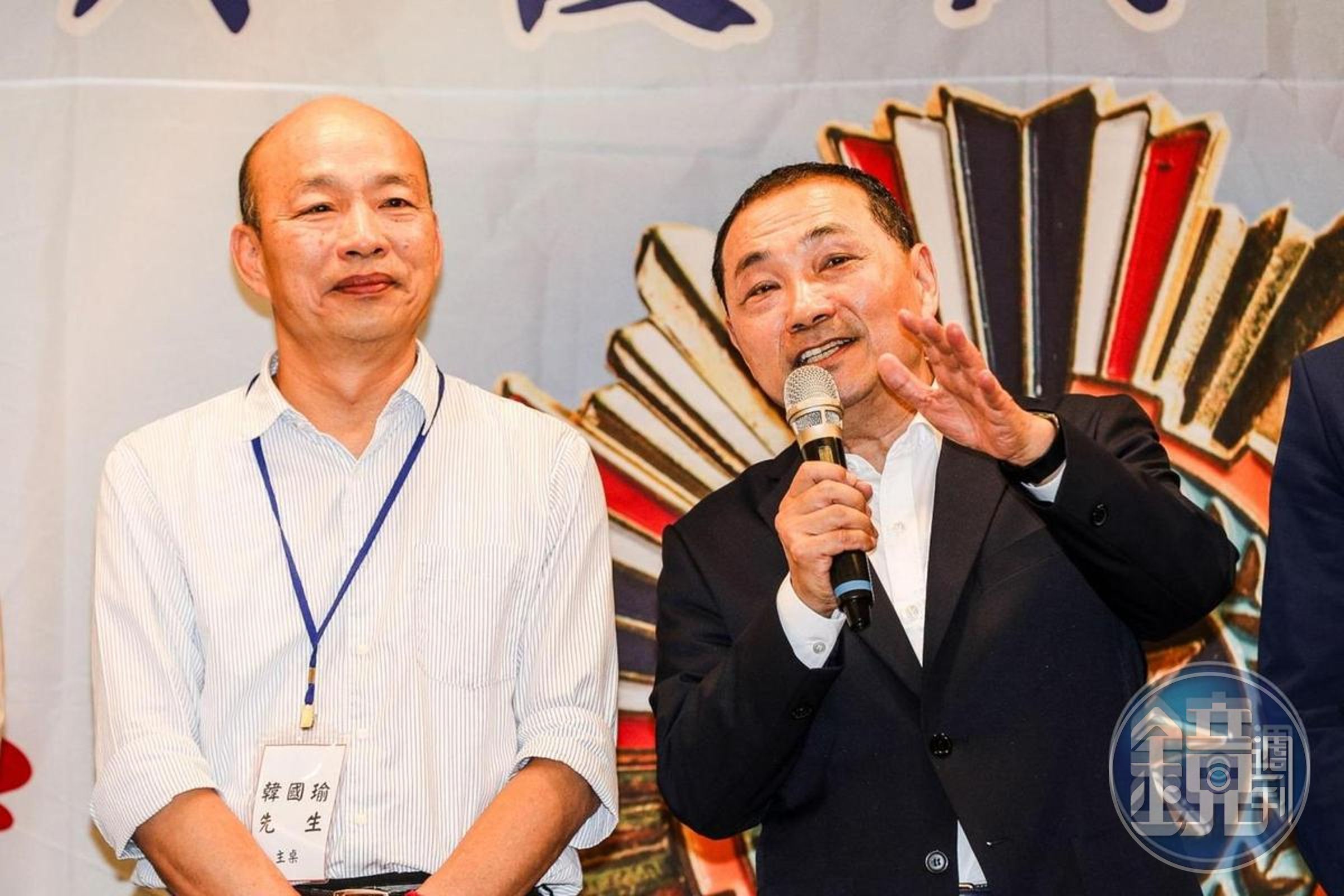 原先要與家人出國的韓國瑜(左)突然改變心意,將參加723全代會,力挺侯友宜(右)。(本刊資料照)