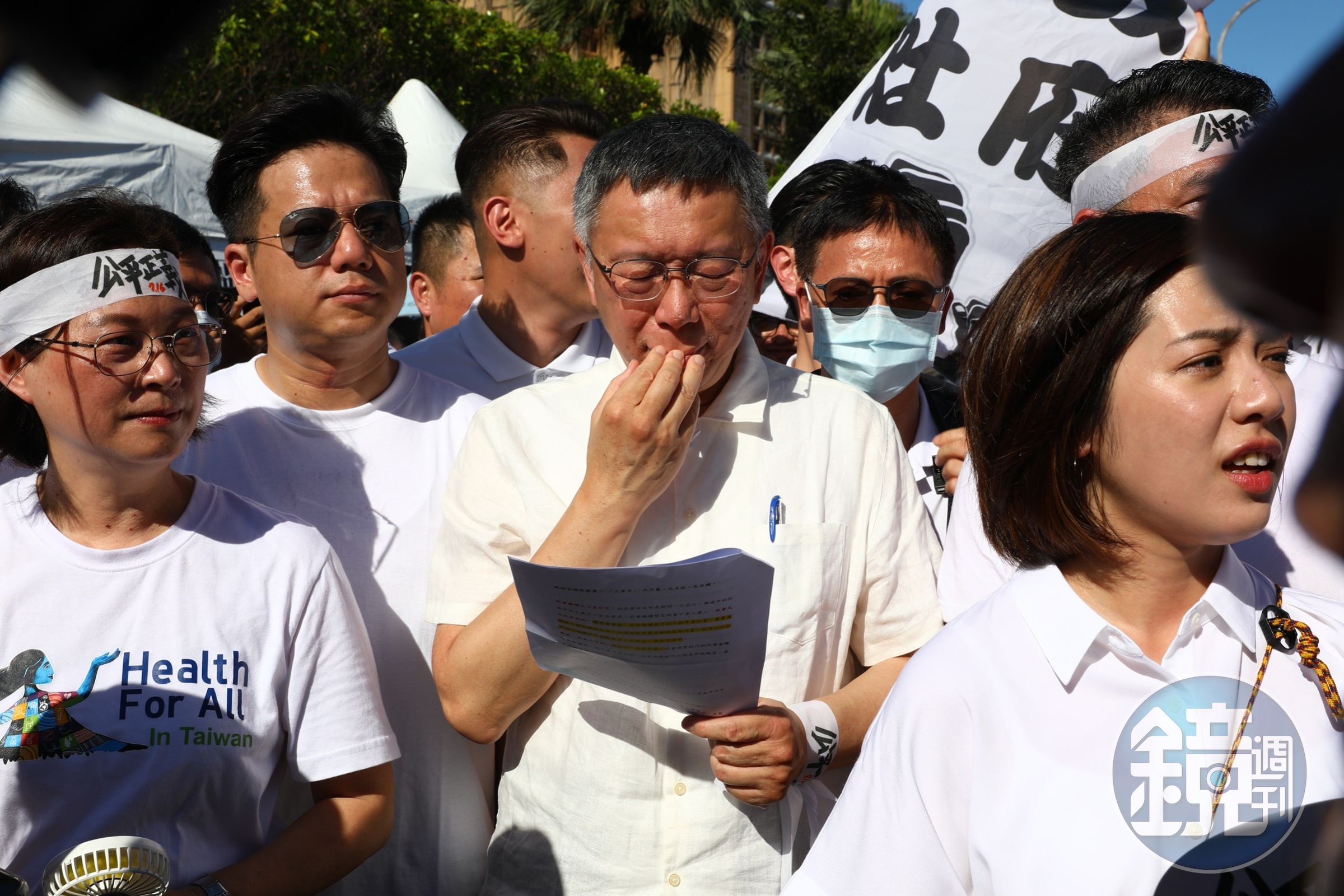 被問到是否「動員柯粉」,柯文哲稱716遊行「跟我們一點都沒有關係」。(本刊資料照)