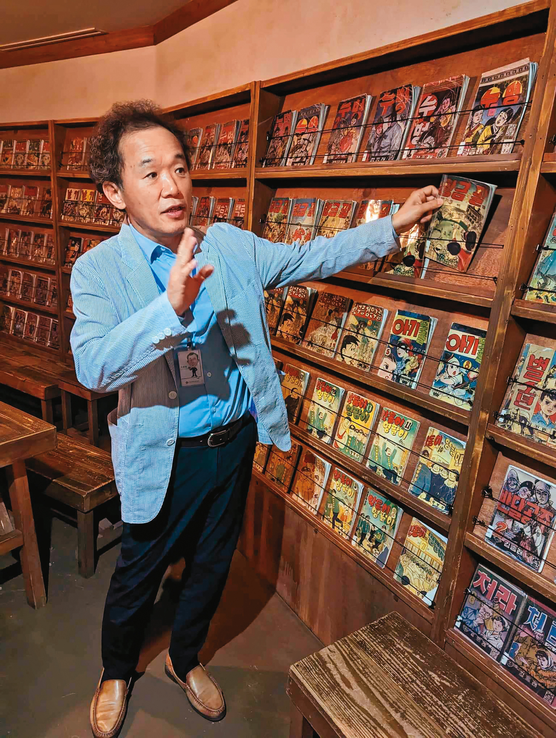 韓國漫畫振興院博物館運營組長李勇哲表示,韓國漫畫博物館(上圖)已經成為校外教學的場所。