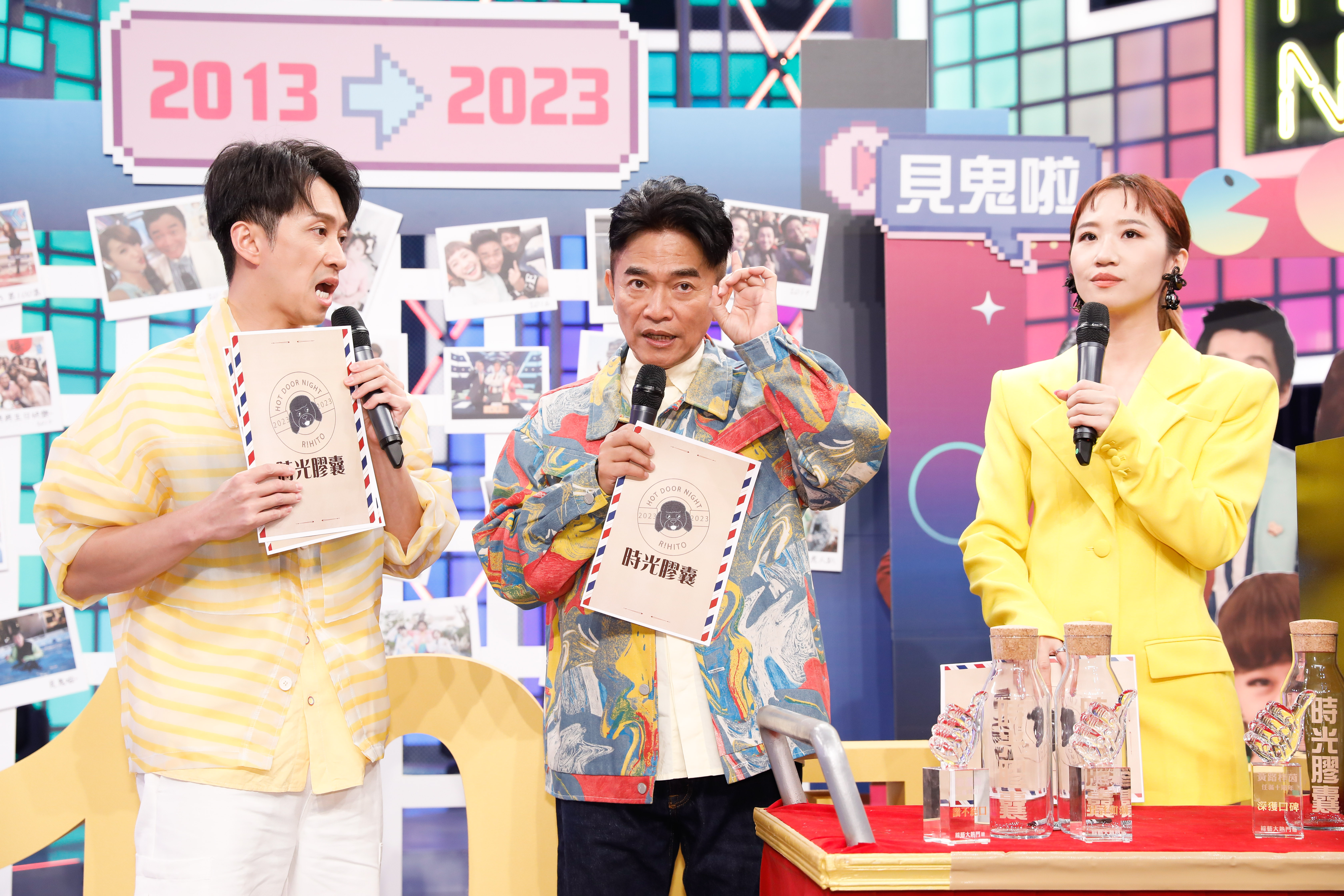 陳漢典、吳宗憲、Lulu出席《綜藝大熱門》記者會。