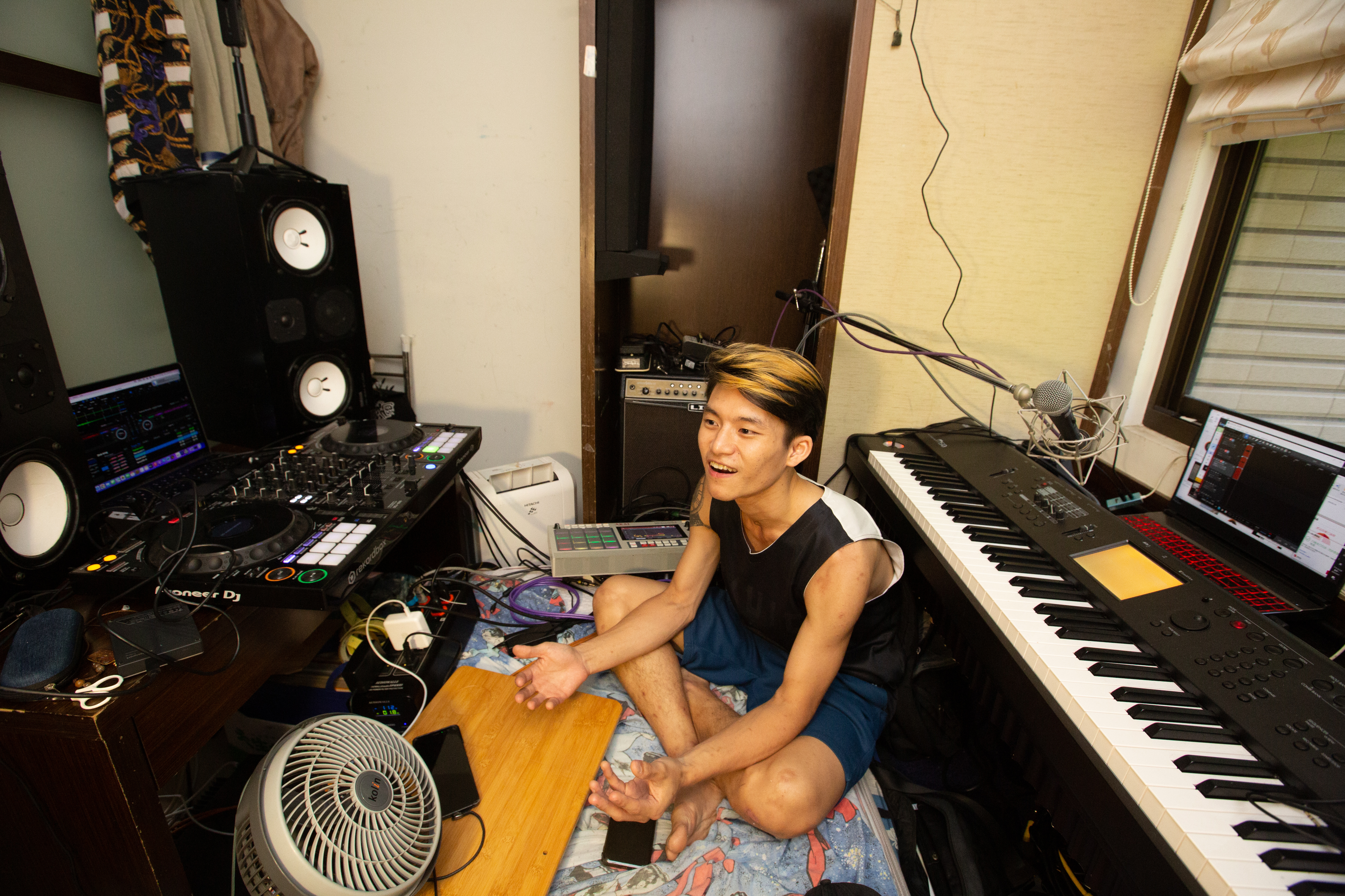 鄒宏基的外甥陶存良（圖）是音樂人，曾與LadyGaga的製作人合作。