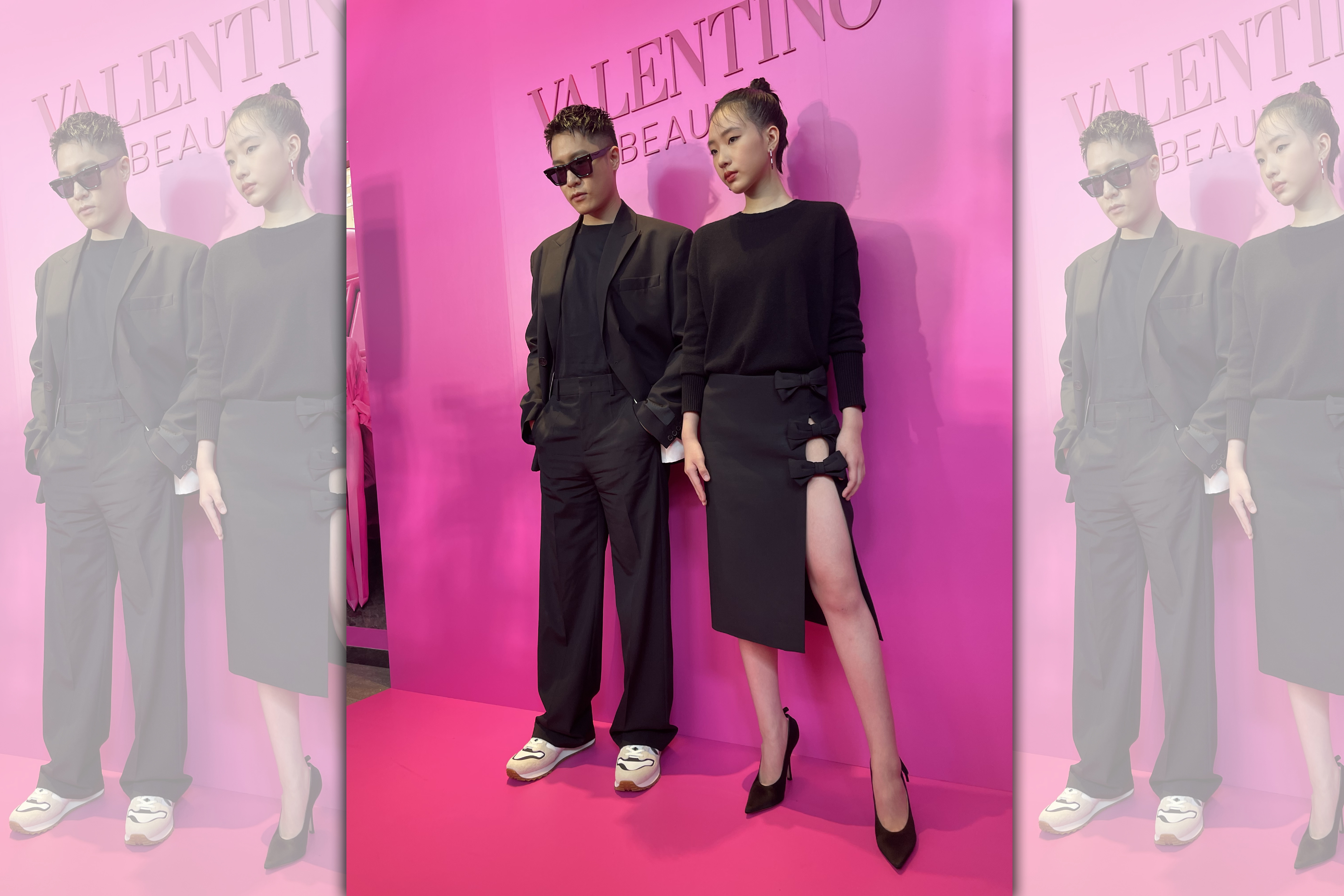 小S大女兒許曦文Elly與周湯豪一起出席時尚彩妝活動。