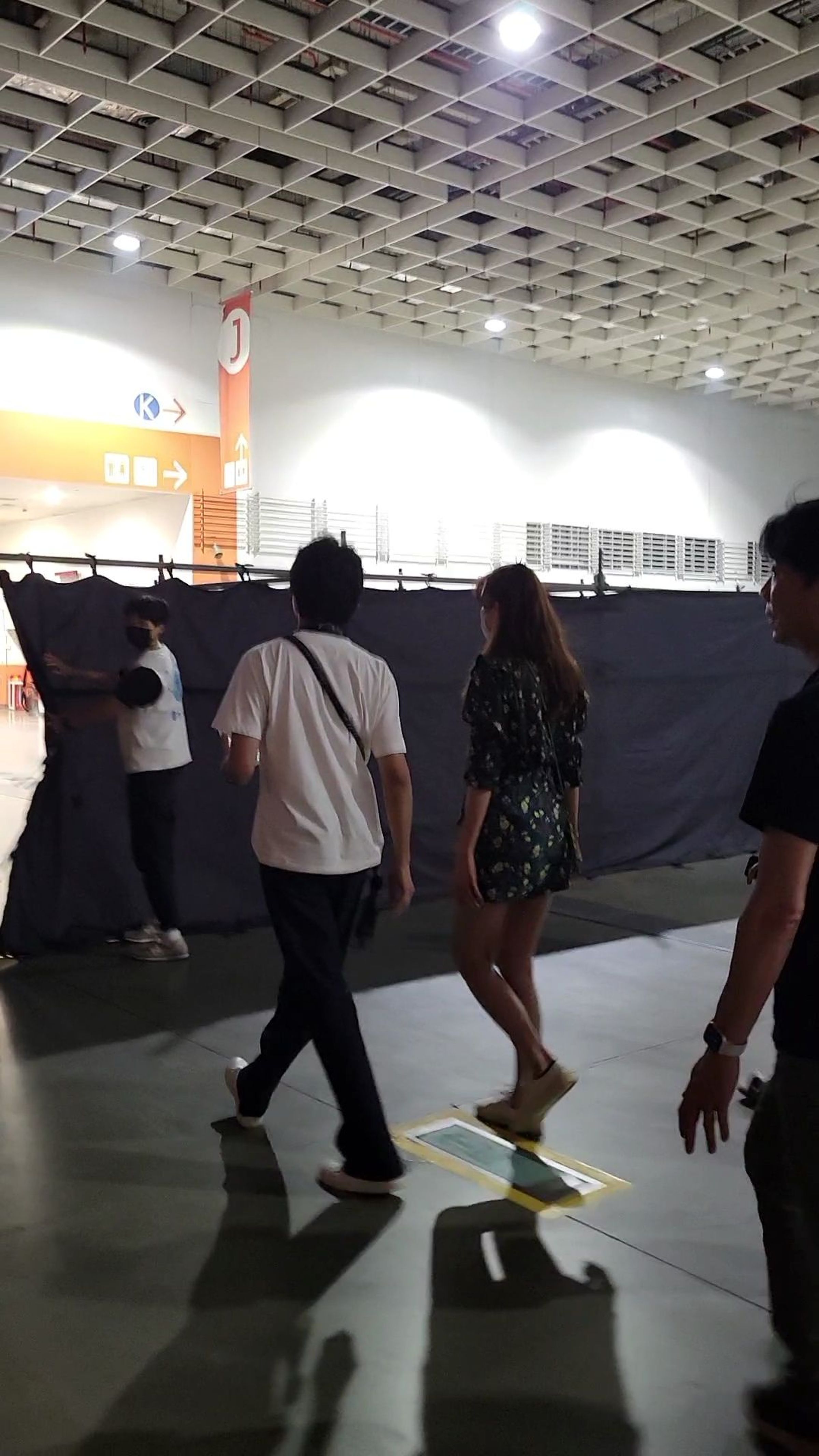 林志玲短暫停留會場便離開。