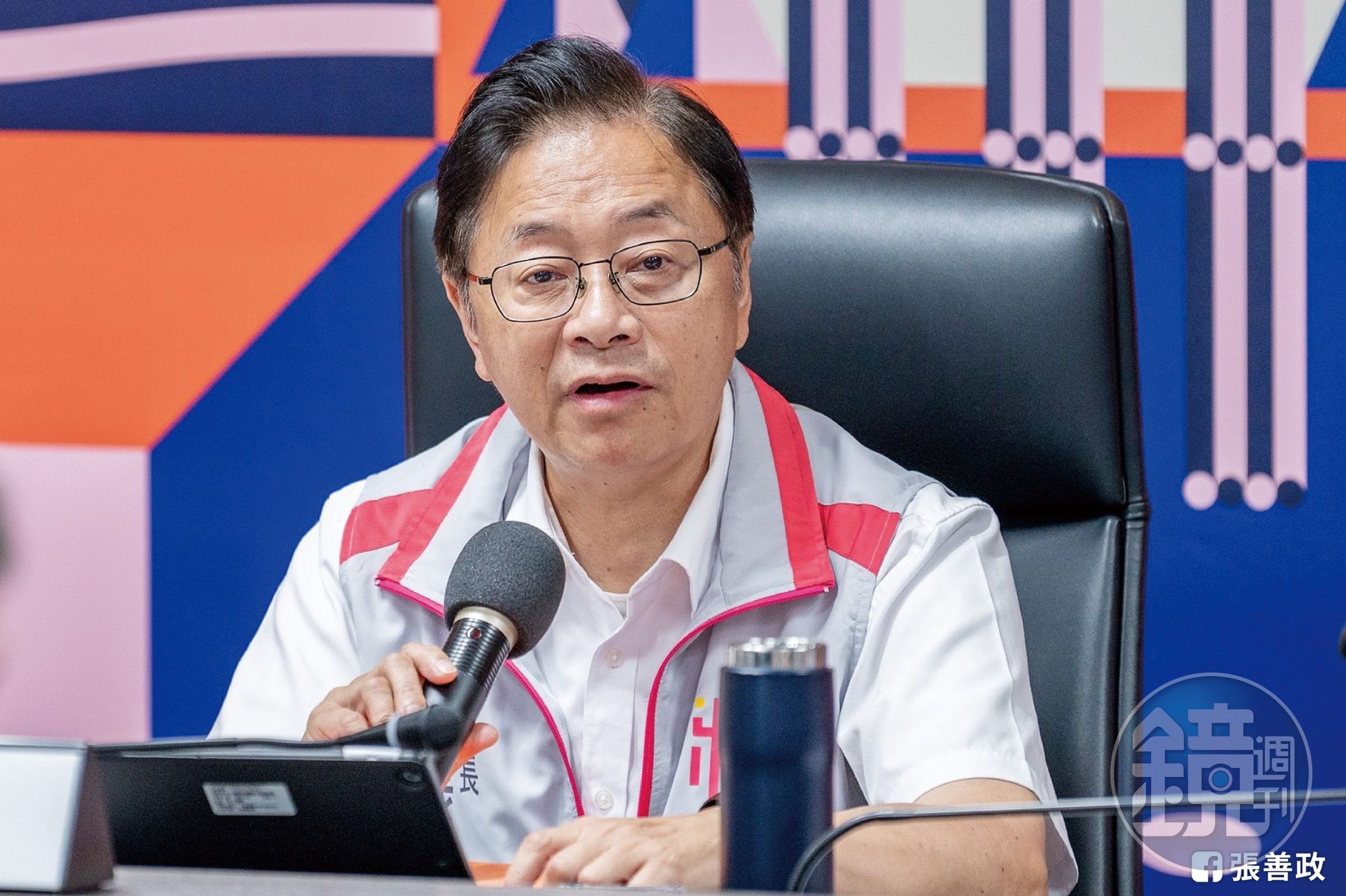 杜蘇芮颱風逼近台灣,張善政表示桃園市政府已啟動防災整備。(翻攝張善政臉書)