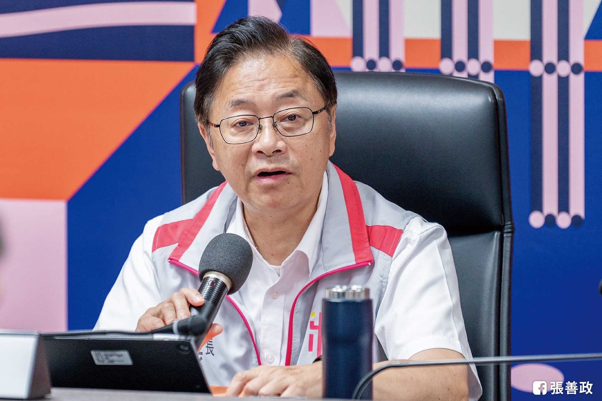 杜蘇芮颱風逼近台灣,張善政表示桃園市政府已啟動防災整備。(翻攝張善政臉書)