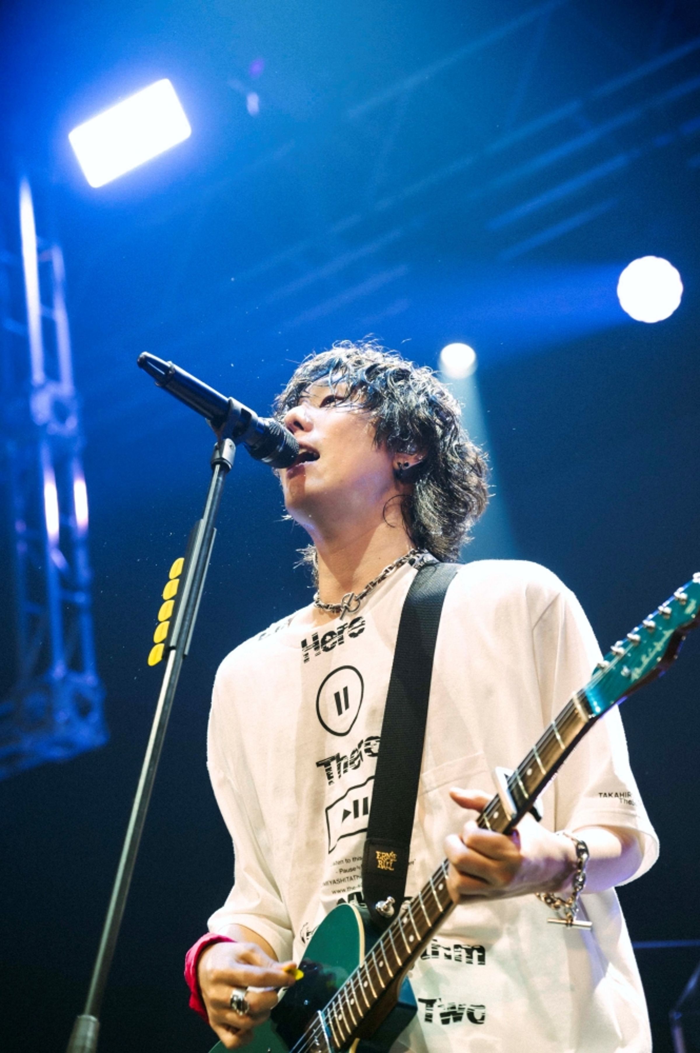 RADWIMPS主唱野田洋次郎用中、英、日3種語言向粉絲道謝，「雖然只是很簡單的話，是我們真誠的心意。」（Takeshi Yao提供）