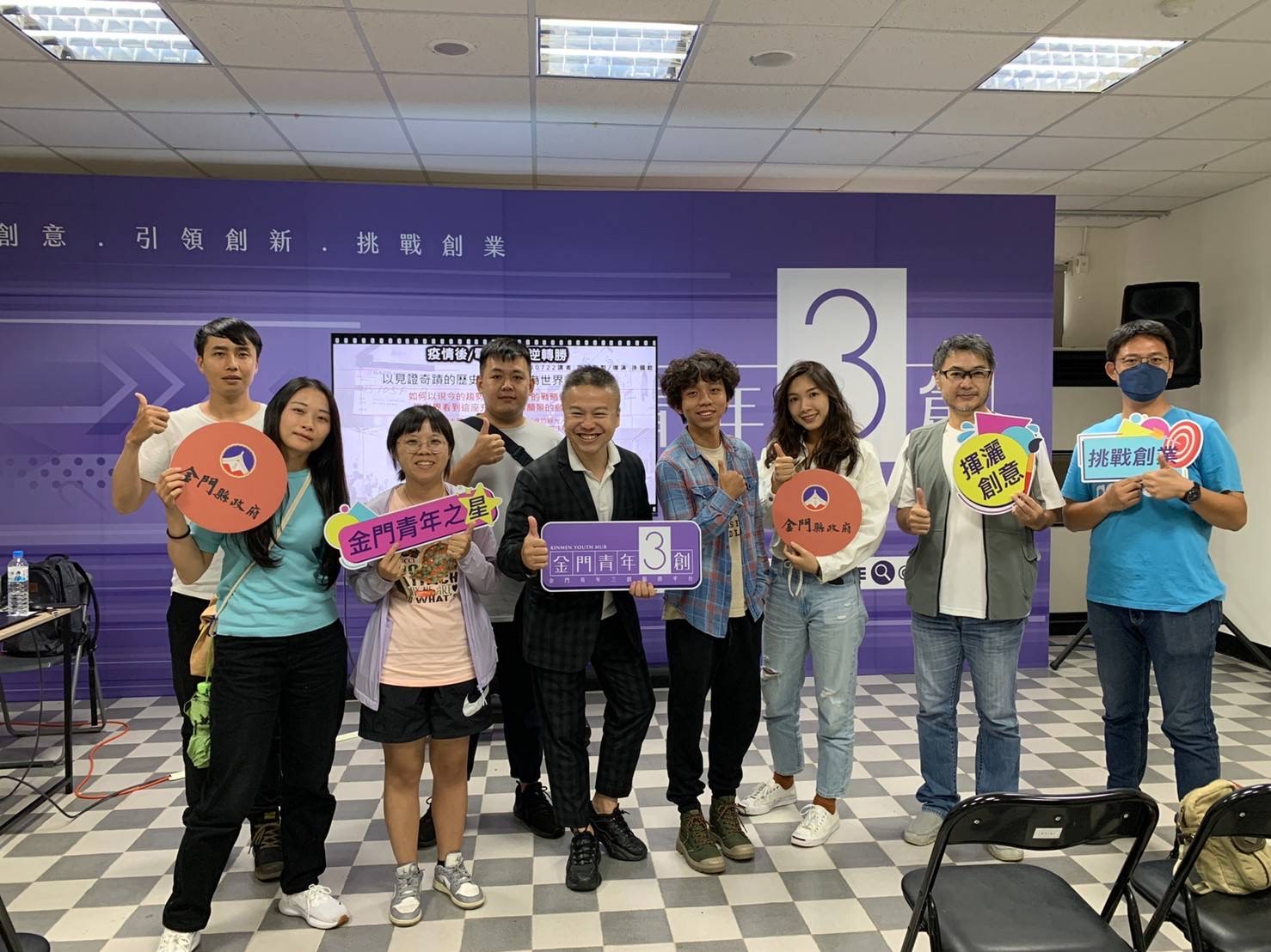 孫國欽認為,以金門特殊優越的地理位置與保存完整的古蹟老宅,非常適合做兩岸的影視基地。(金門縣政府青年三創服務平台提供)