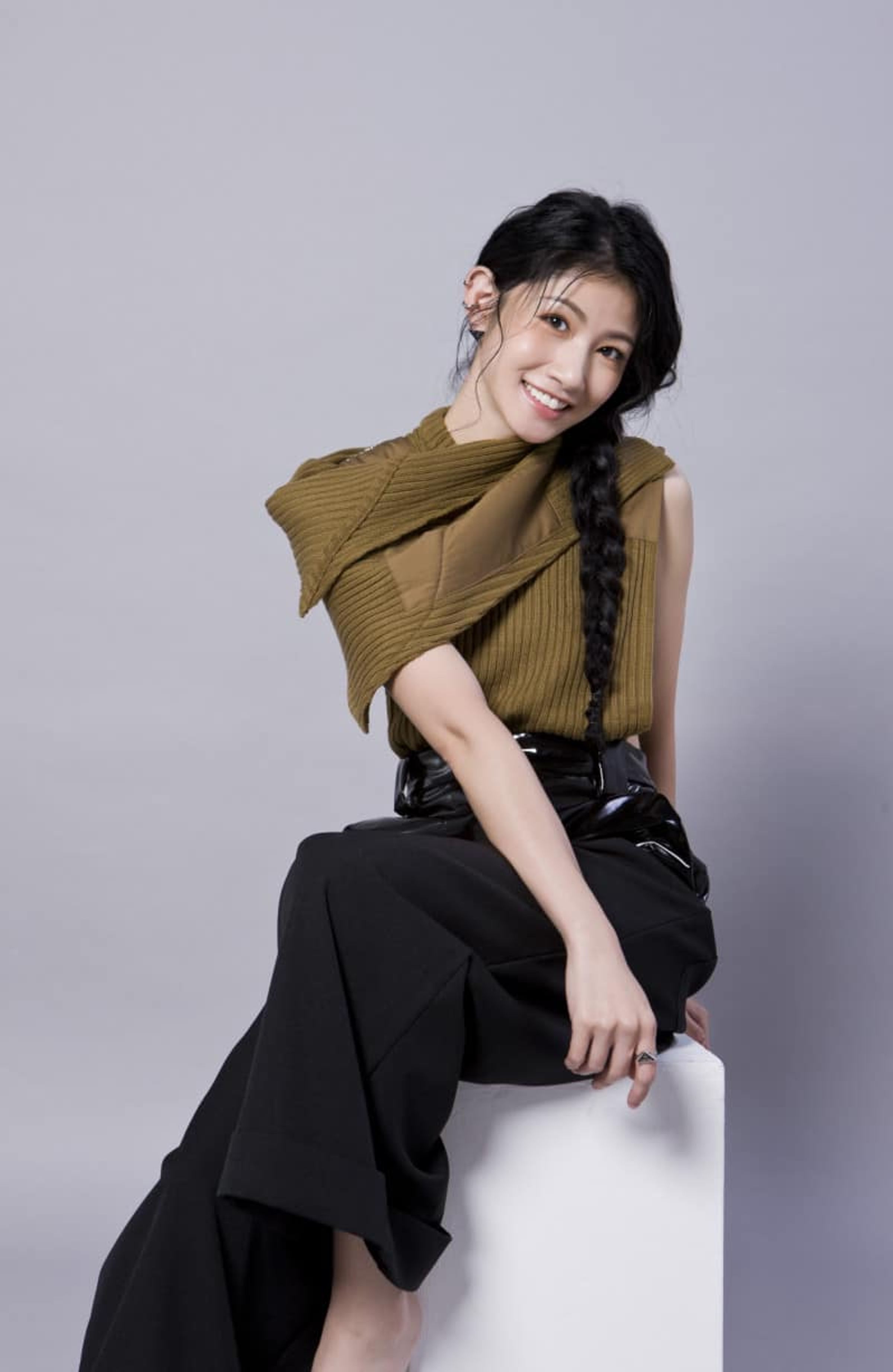 李千娜經營的餐廳前幾年因為遇上疫情，她只好自己做外送服務。（翻攝自李千娜臉書）