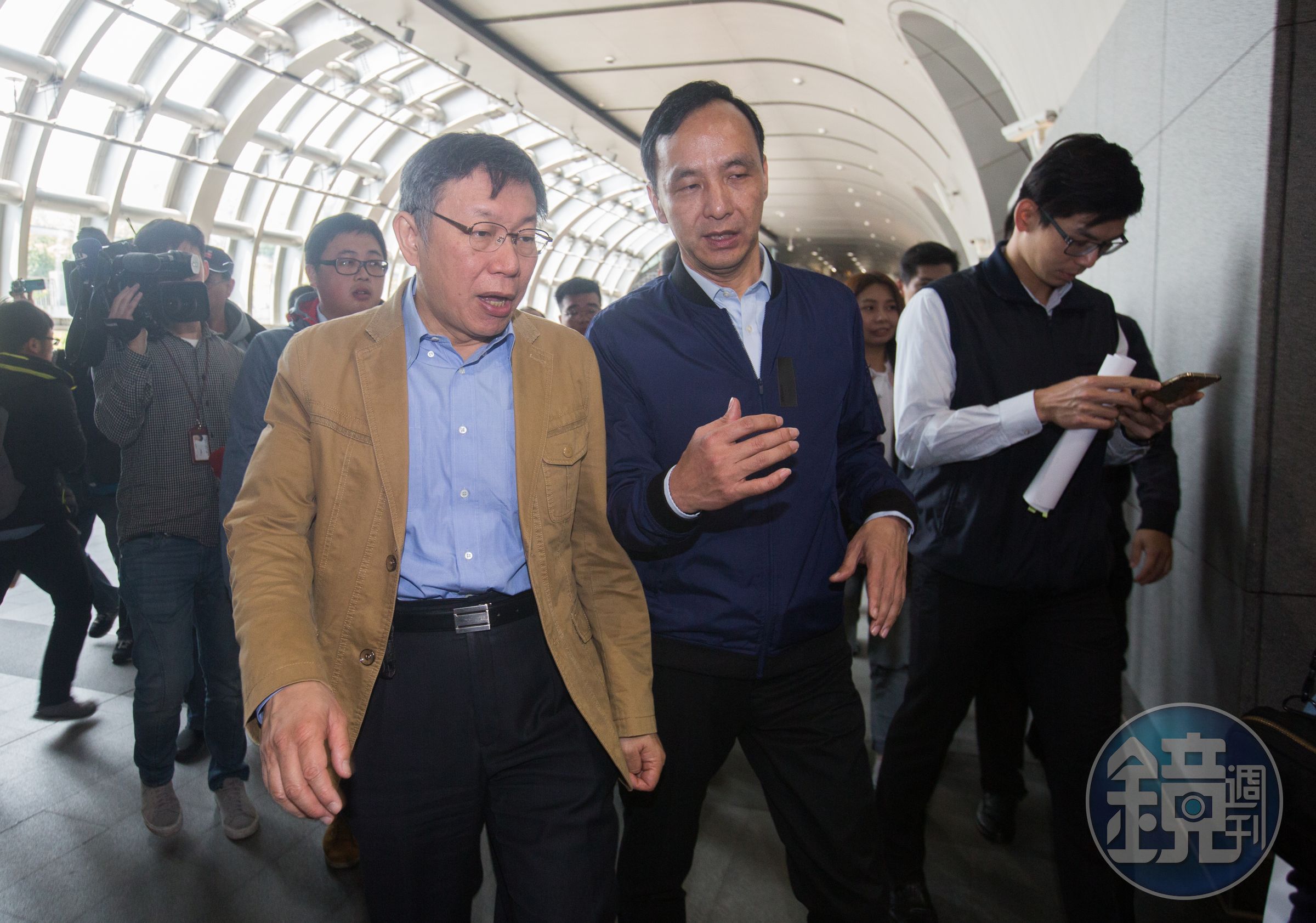 針對柯文哲說沒人找他談「執政大聯盟」,朱立倫今天表示,藍白能先逐步堆疊既有的共識,相信最後會水到渠成。(本刊資料照)