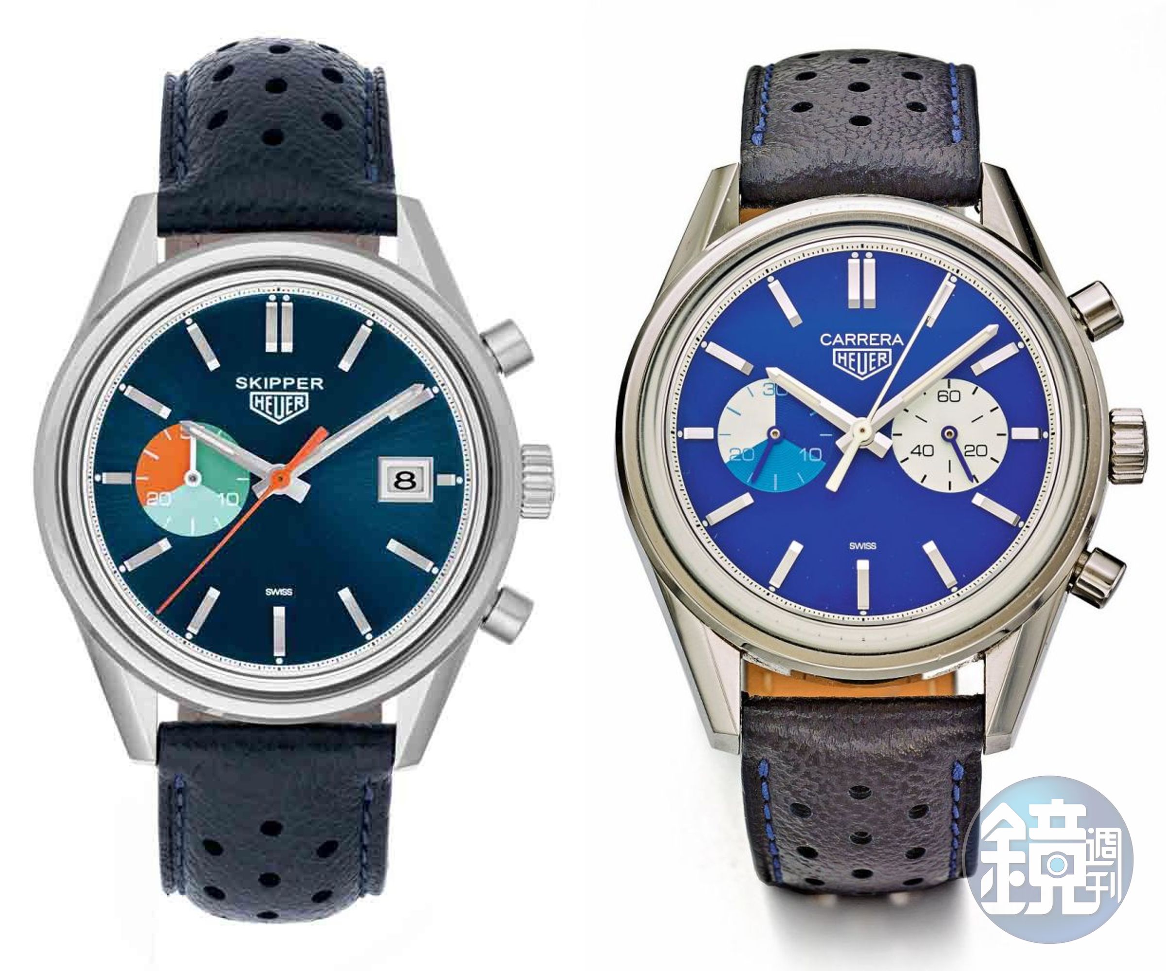 在2017年與2018年時，知名鐘錶網站HODINKEE（左錶，限量250只），以及The Rake X Revolution鐘錶雜誌（右錶，限量100只），曾分別與泰格豪雅合作，以Carrera Skipper為主題製作限量錶款，而把此錶的知名度炒熱了起來。